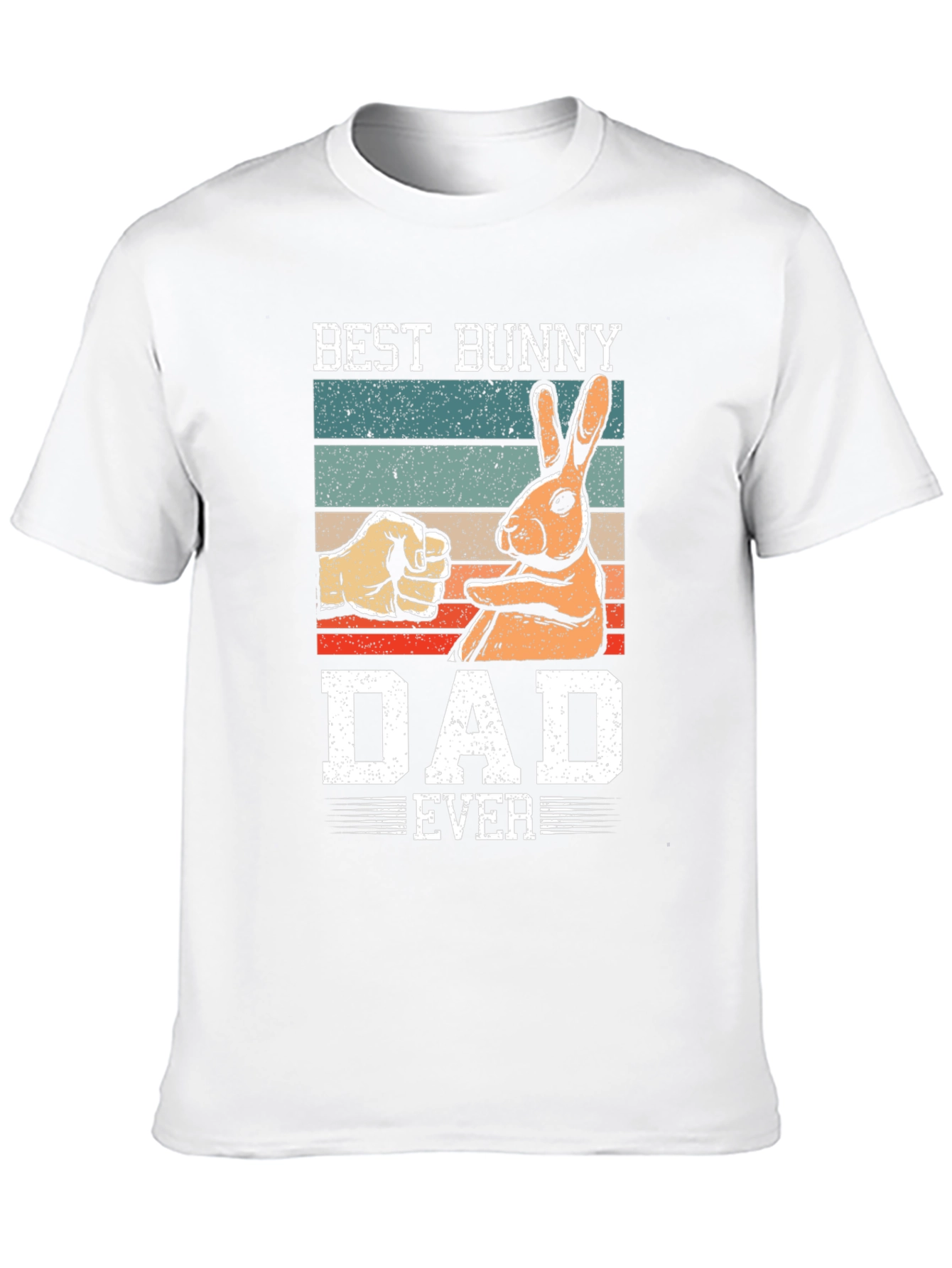 Best Bunny Dad Ever Graphic T-Shirt