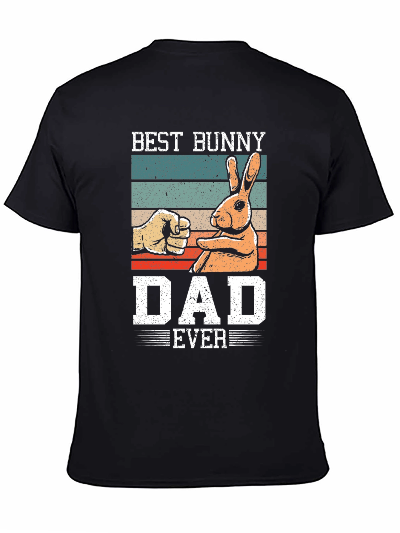 Best Bunny Dad Ever Graphic T-Shirt