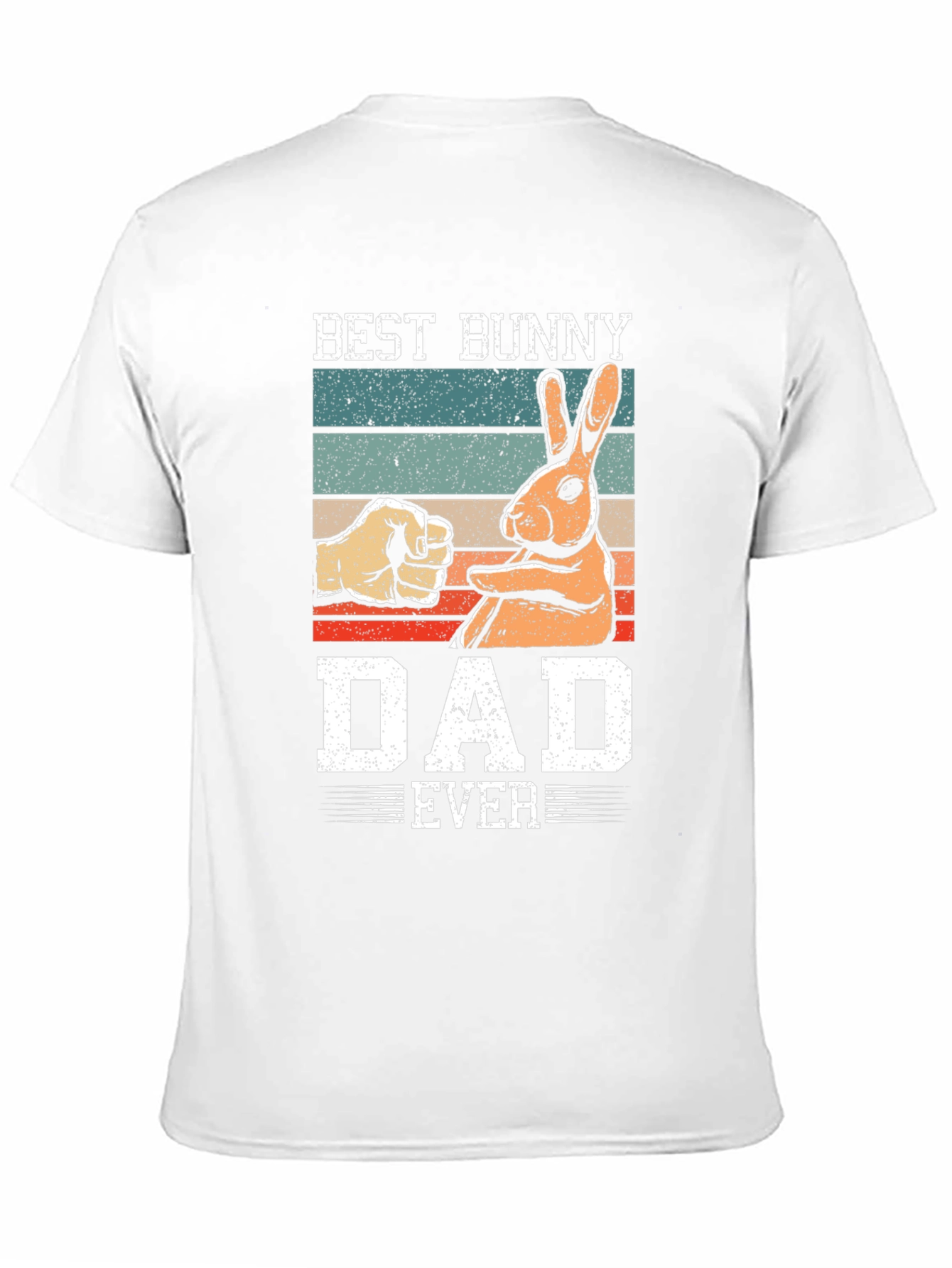 Best Bunny Dad Ever Graphic T-Shirt