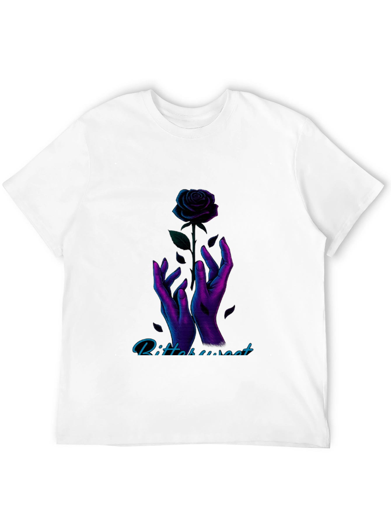 Bittersweet Rose Graphic Tee - Black