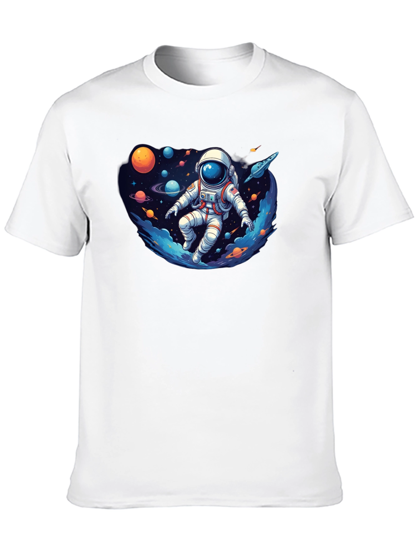 Astronaut in Space Graphic T-Shirt
