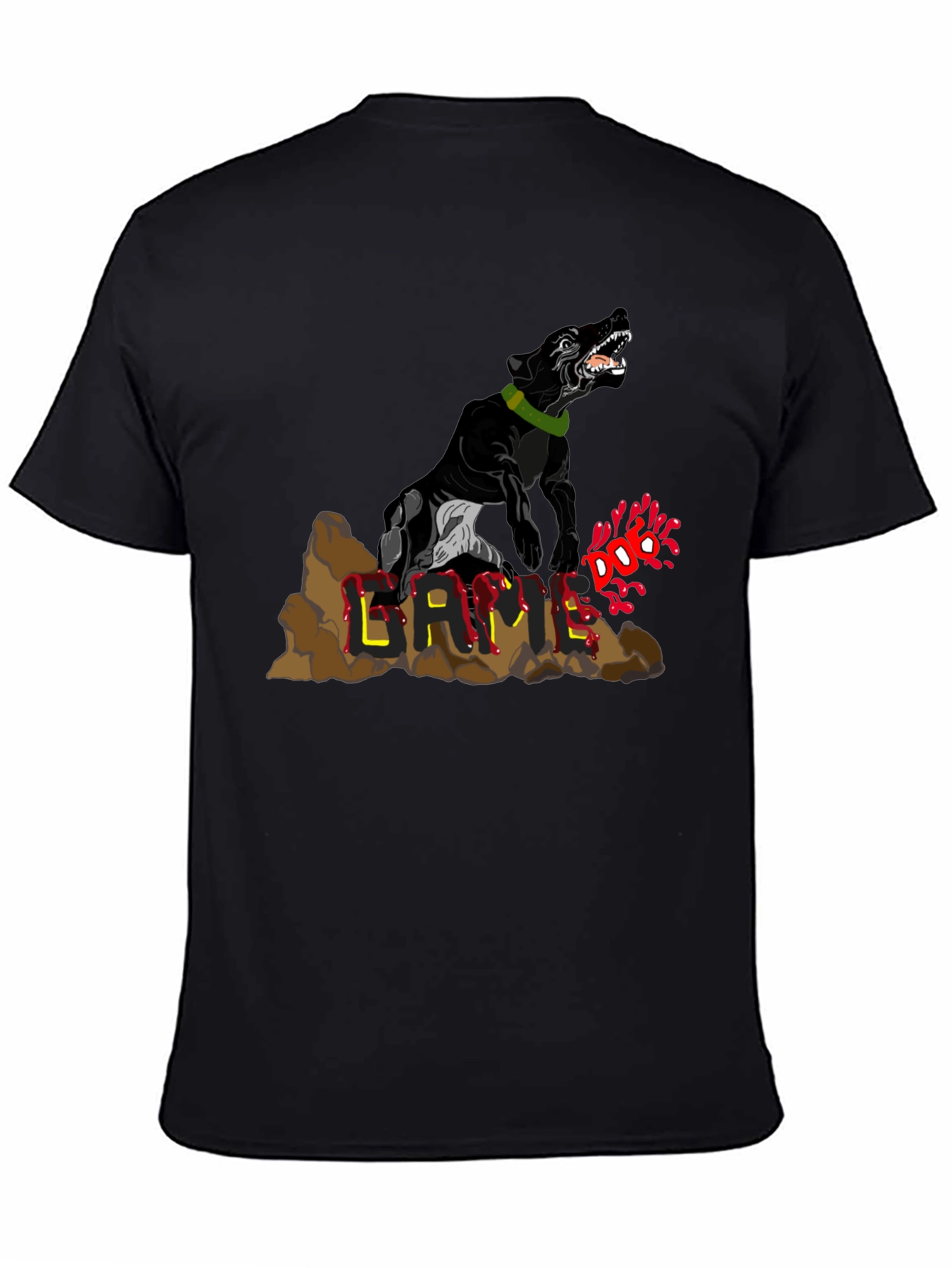 Dog GAME T-Shirt - Black