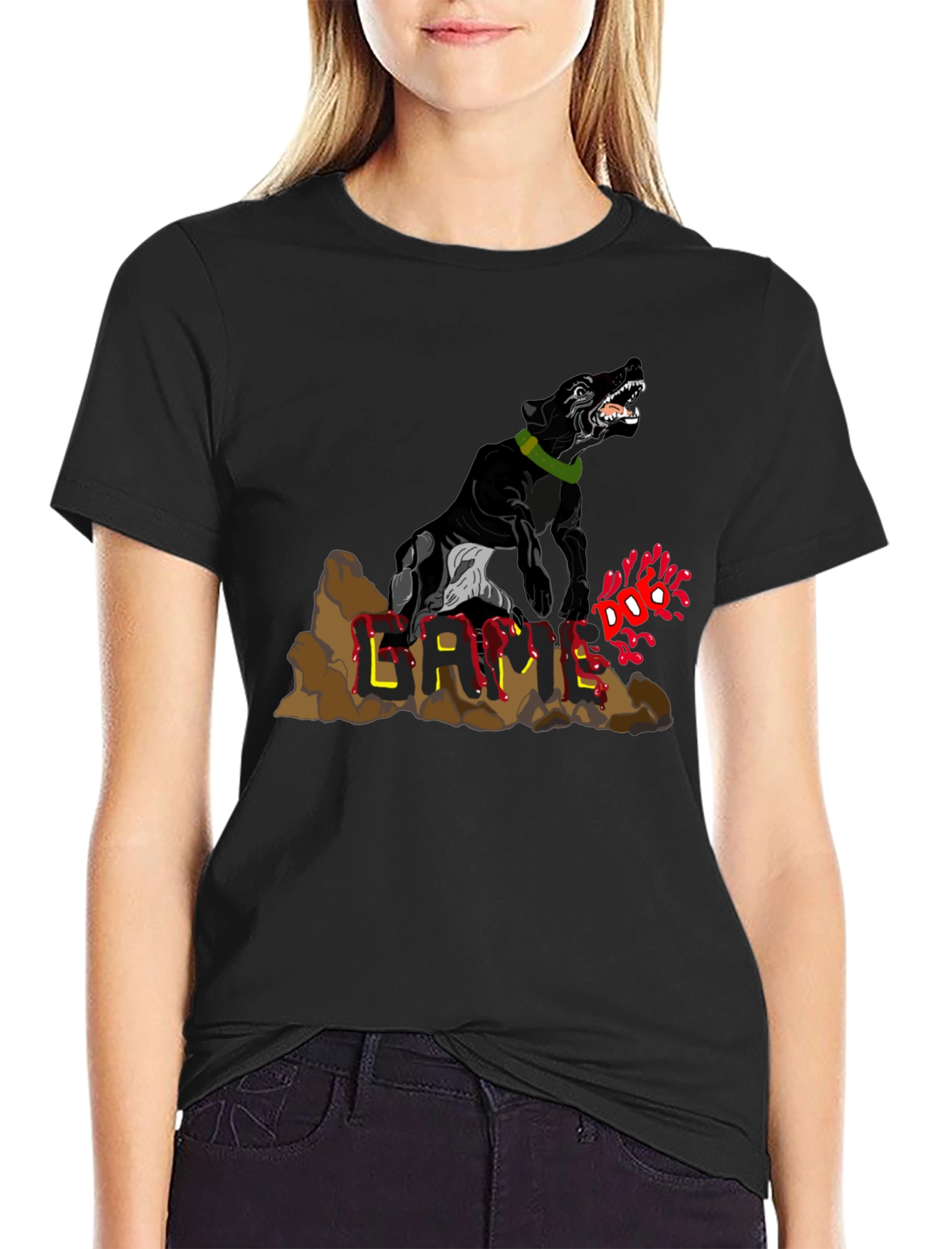 Dog GAME T-Shirt - Black