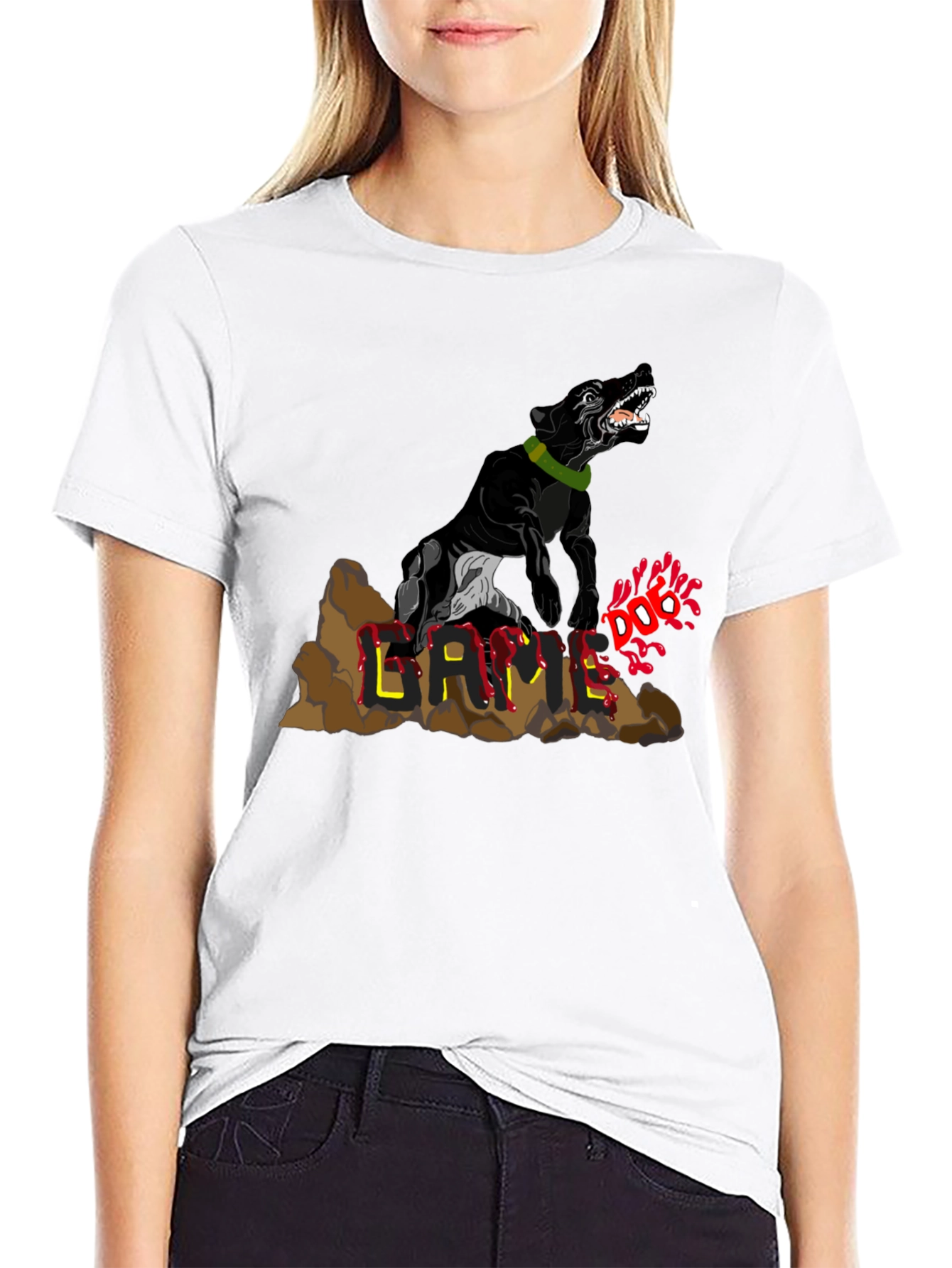 Dog GAME T-Shirt - Black