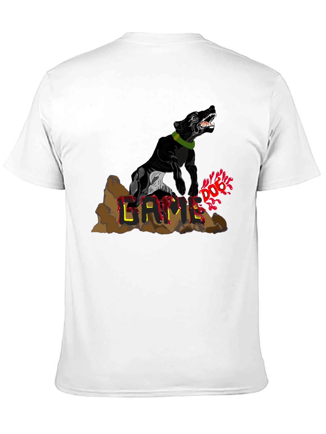 Dog GAME T-Shirt - Black