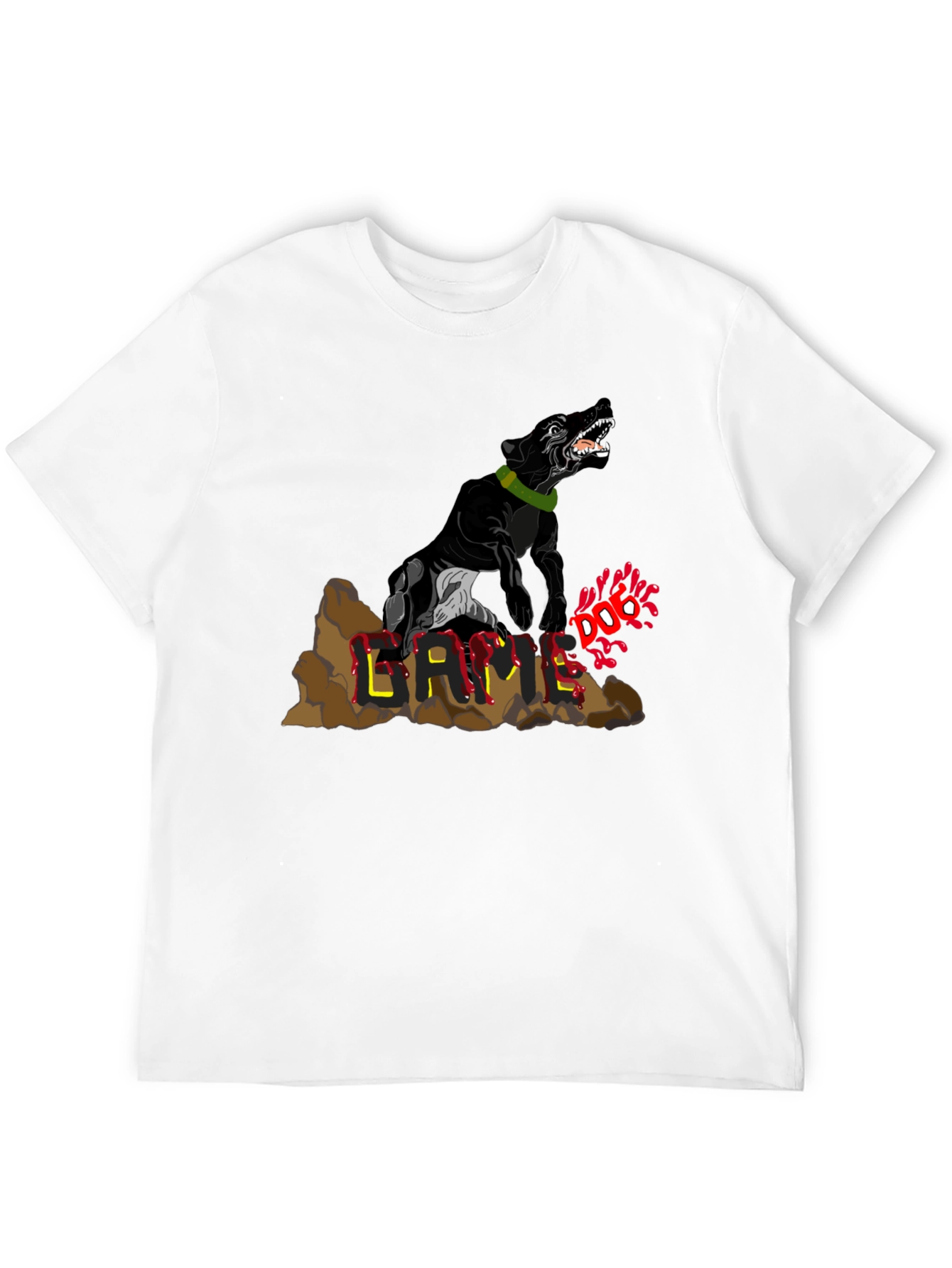 Dog GAME T-Shirt - Black