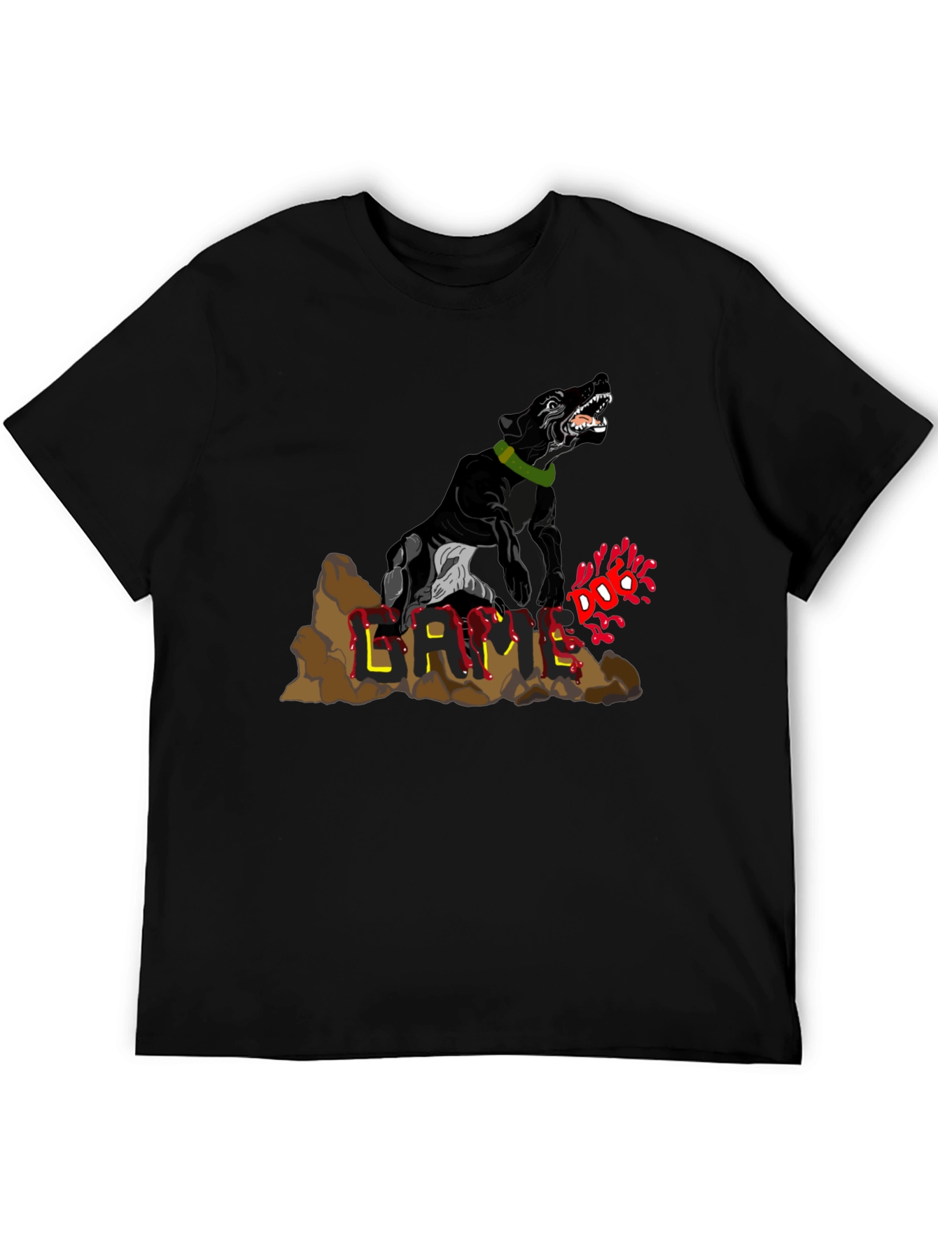 Dog GAME T-Shirt - Black