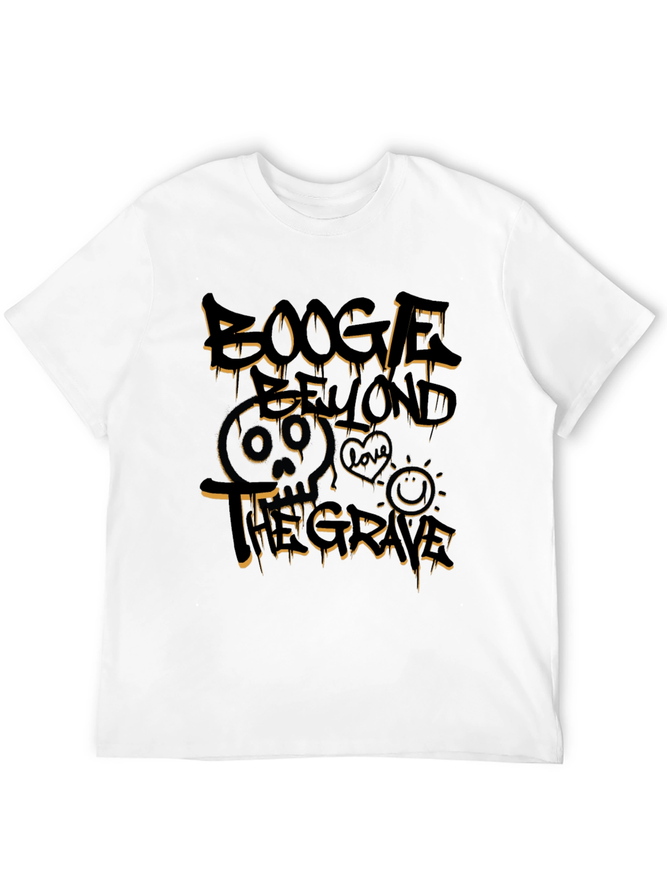 Boogle Beyond the Grave Black Graphic T-Shirt