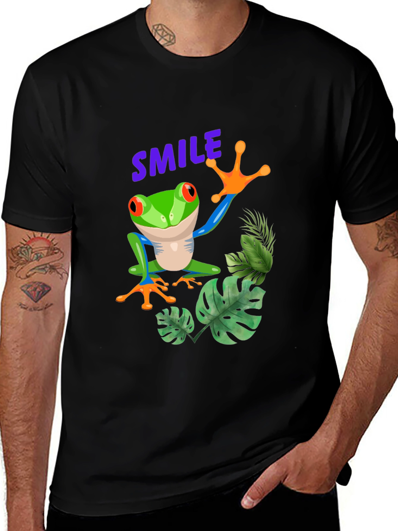 Smile Frog Graphic Tee - Stylish and Fun!