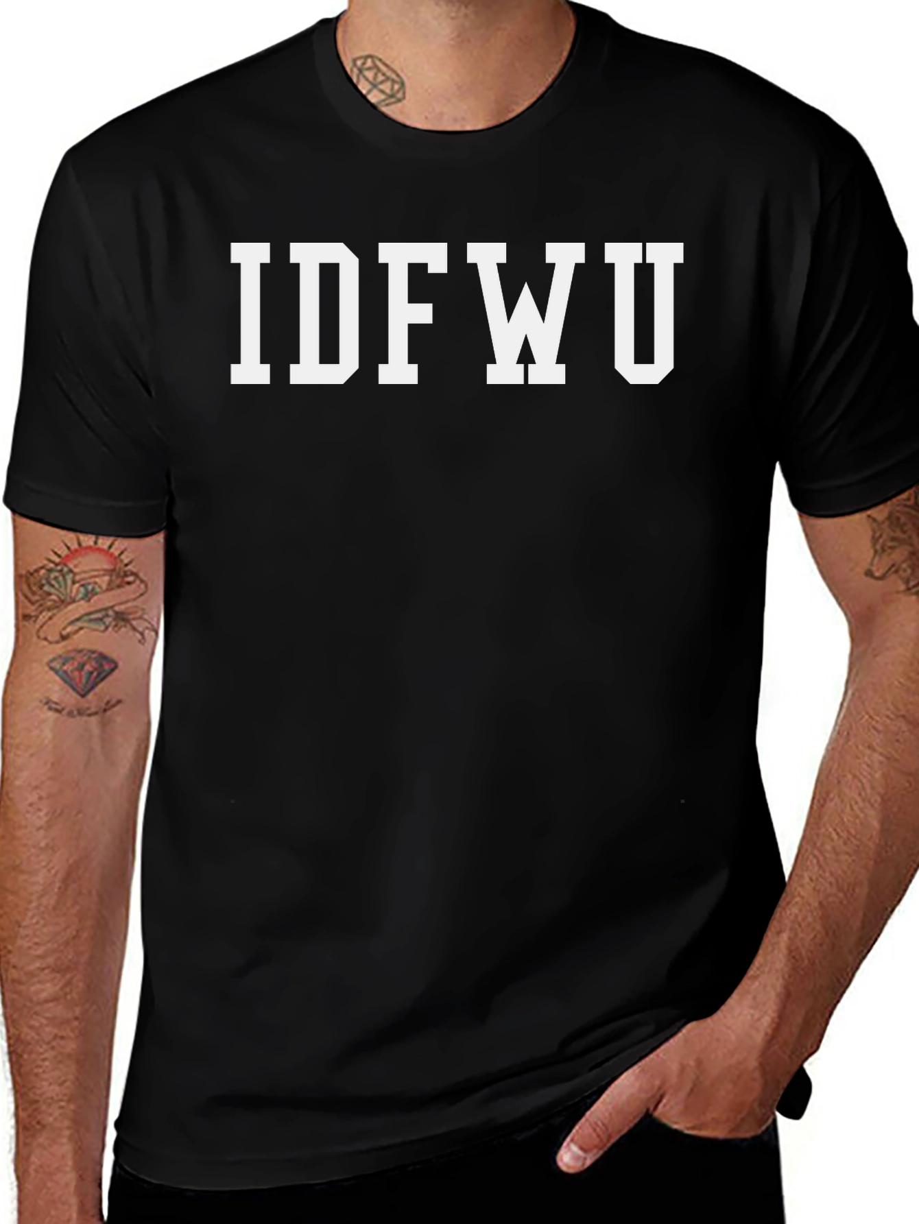 IDFWU Graphic T-Shirt - Bold Statement Tee