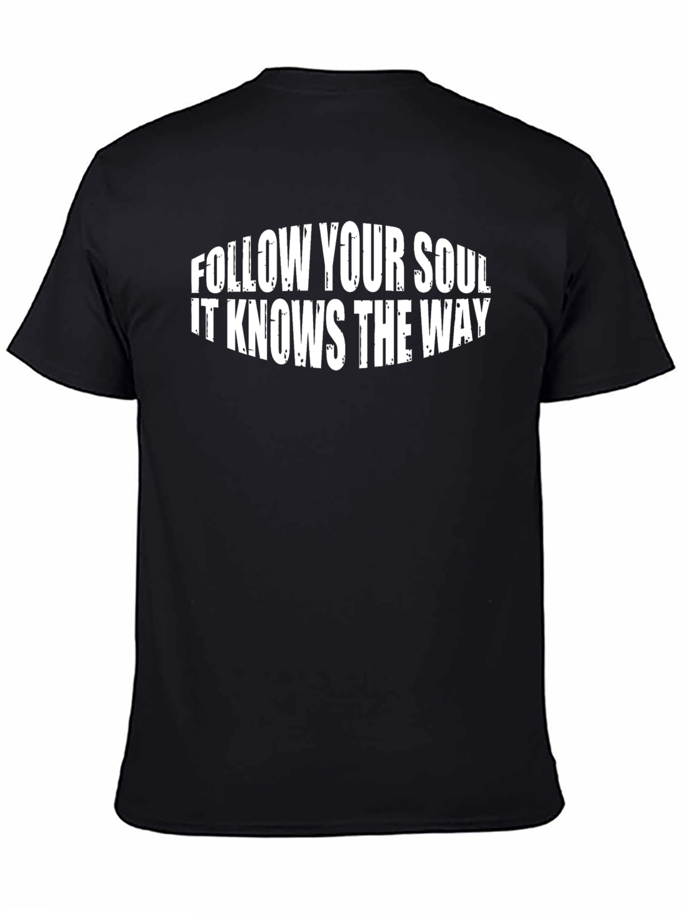 Follow Your Soul Black Graphic Tee