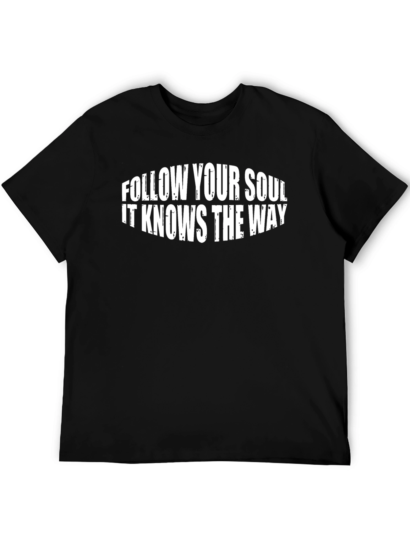 Follow Your Soul Black Graphic Tee