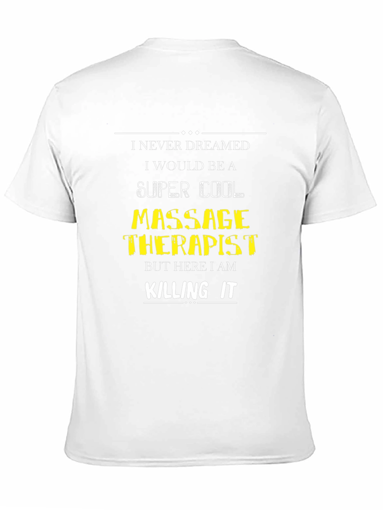 Super Cool Massage Therapist Black T-Shirt