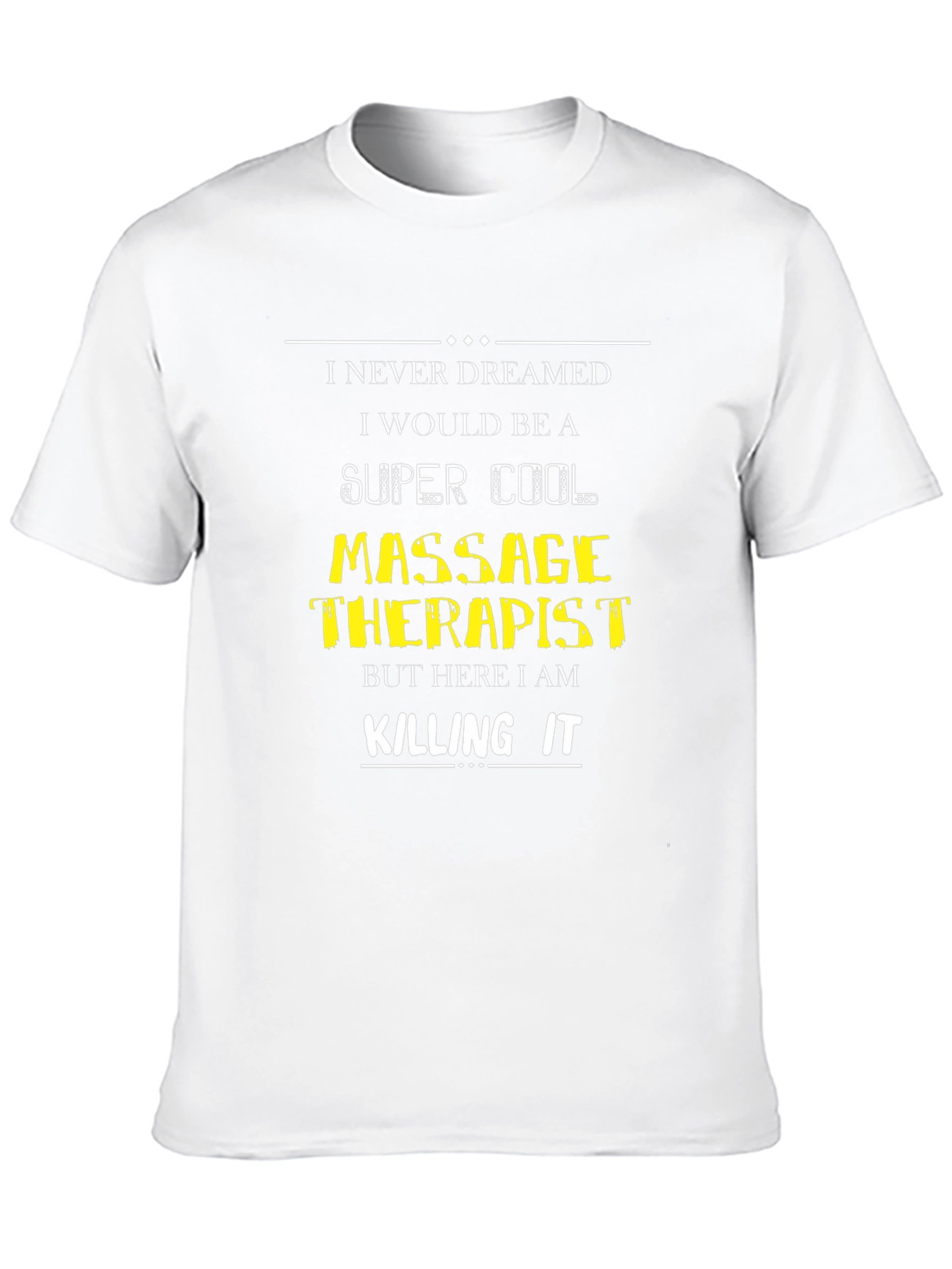 Super Cool Massage Therapist Black T-Shirt