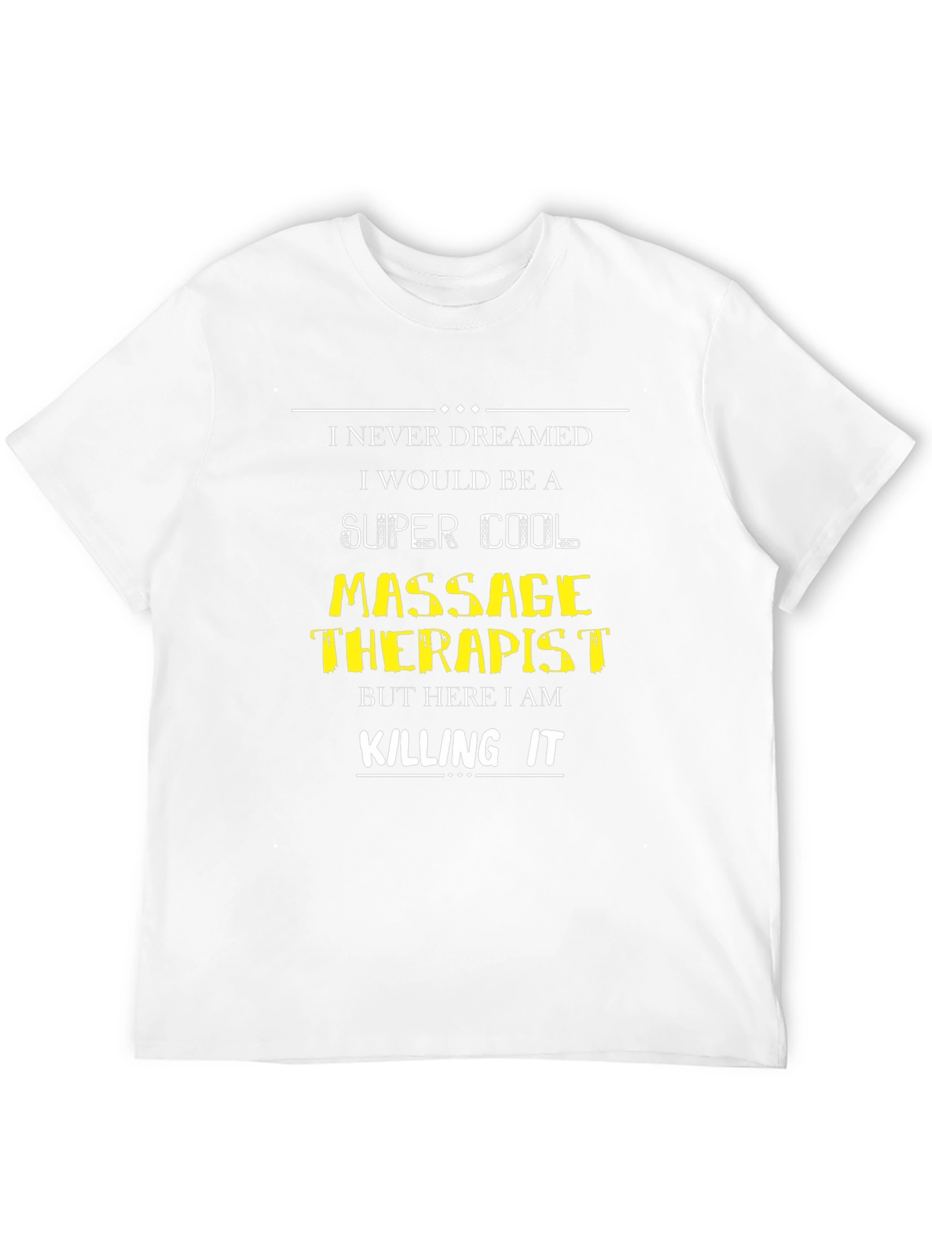 Super Cool Massage Therapist Black T-Shirt