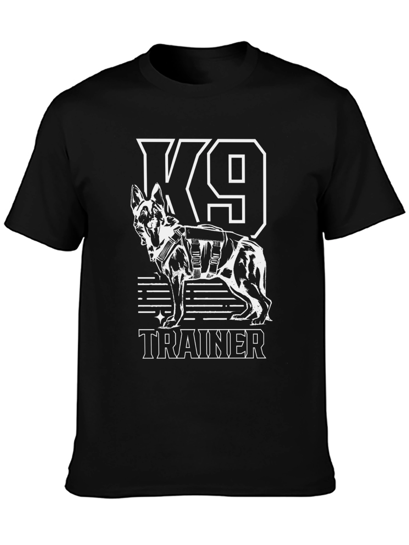 K9 Trainer T-Shirt - German Shepherd Design