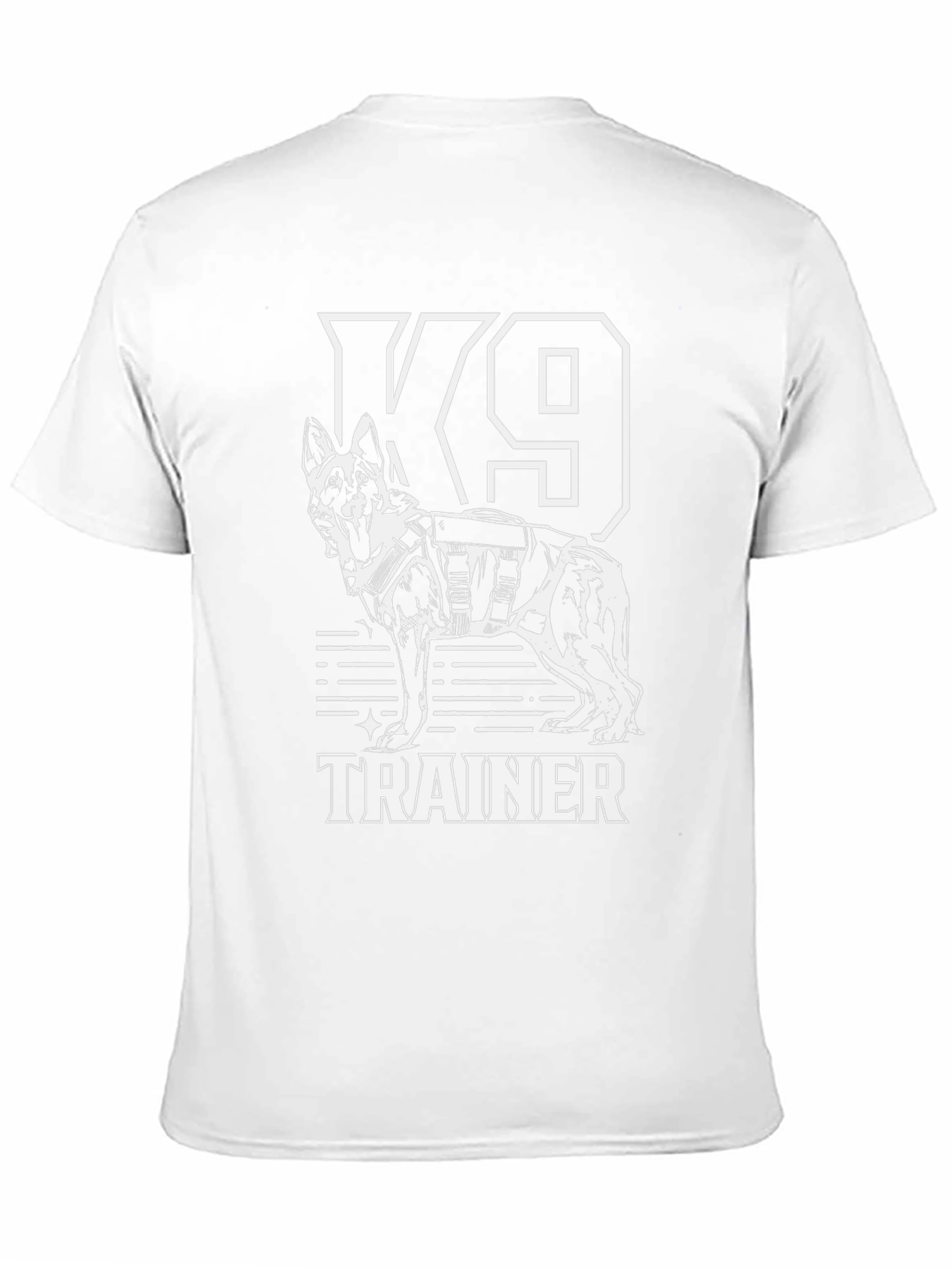 K9 Trainer T-Shirt - German Shepherd Design