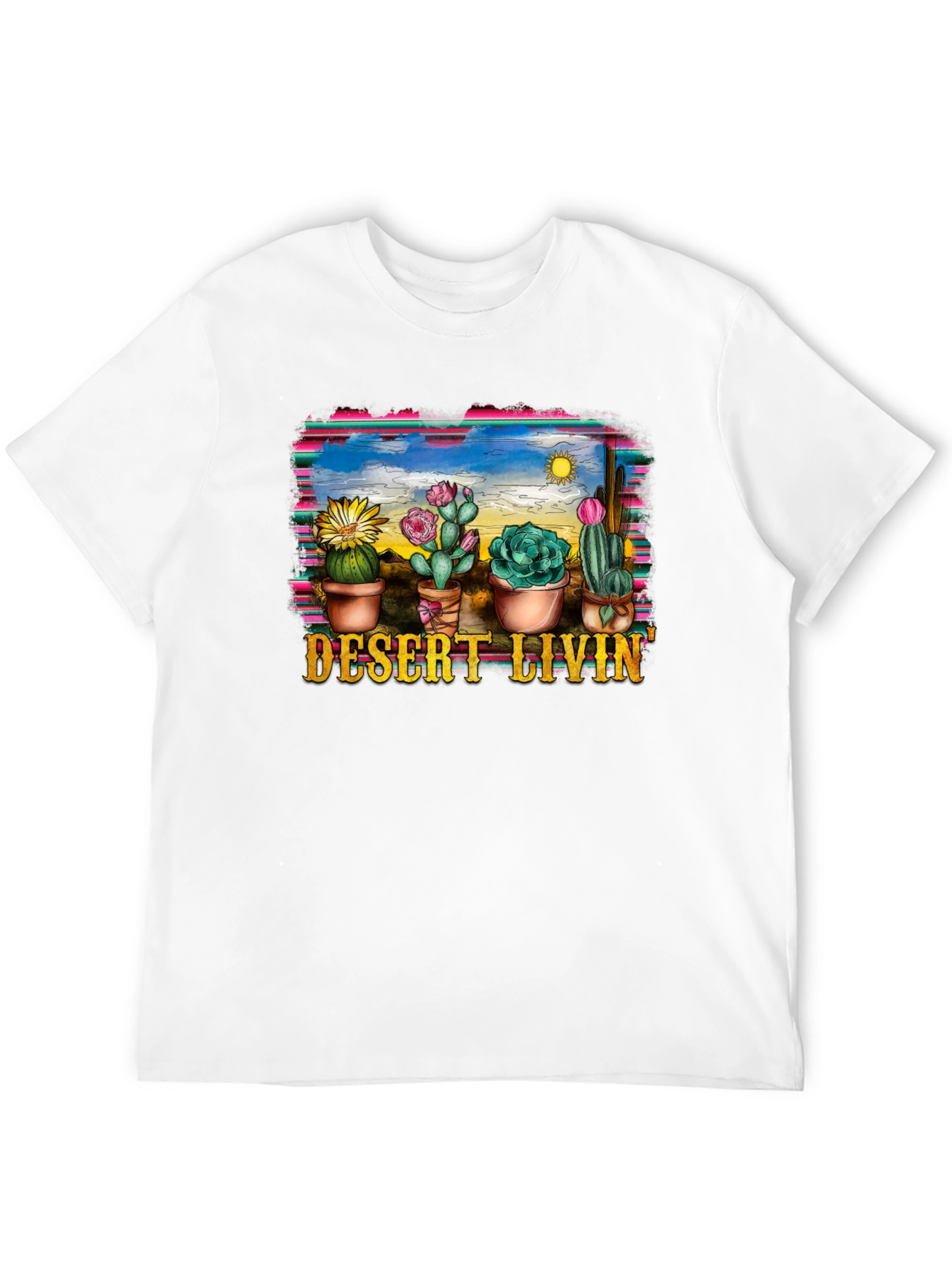 Desert Livin Cactus Graphic Tee