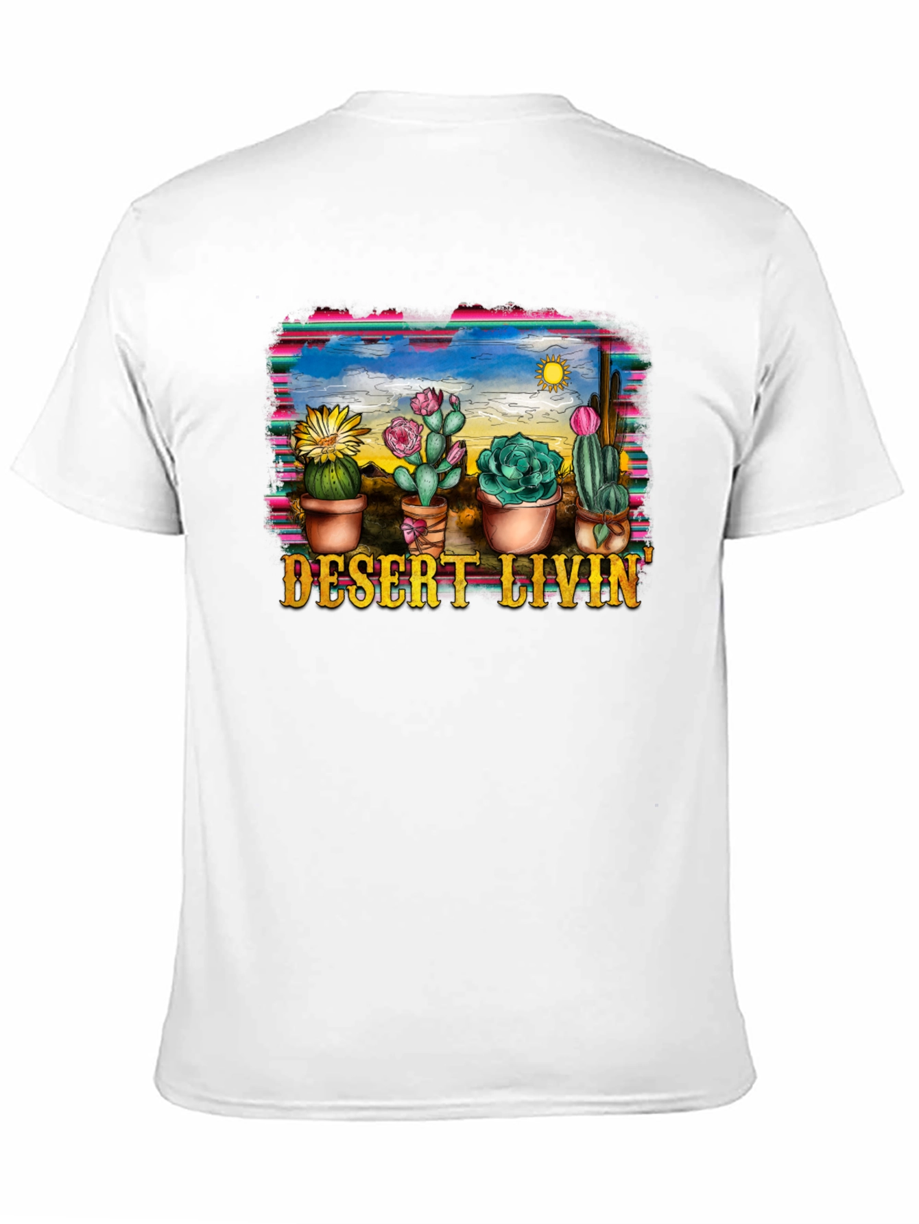 Desert Livin Cactus Graphic Tee