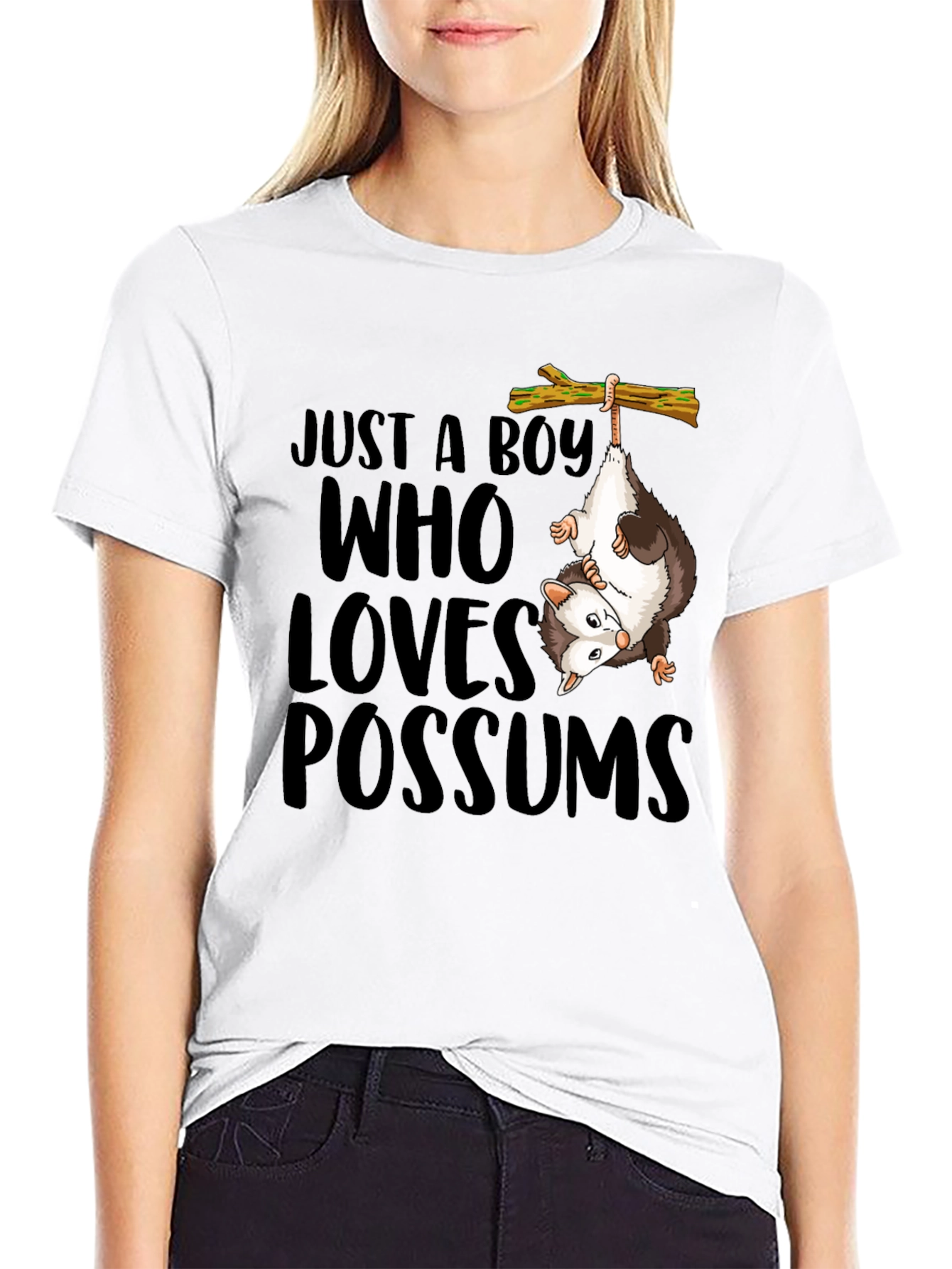 Just a Boy Who Loves Possums T-Shirt