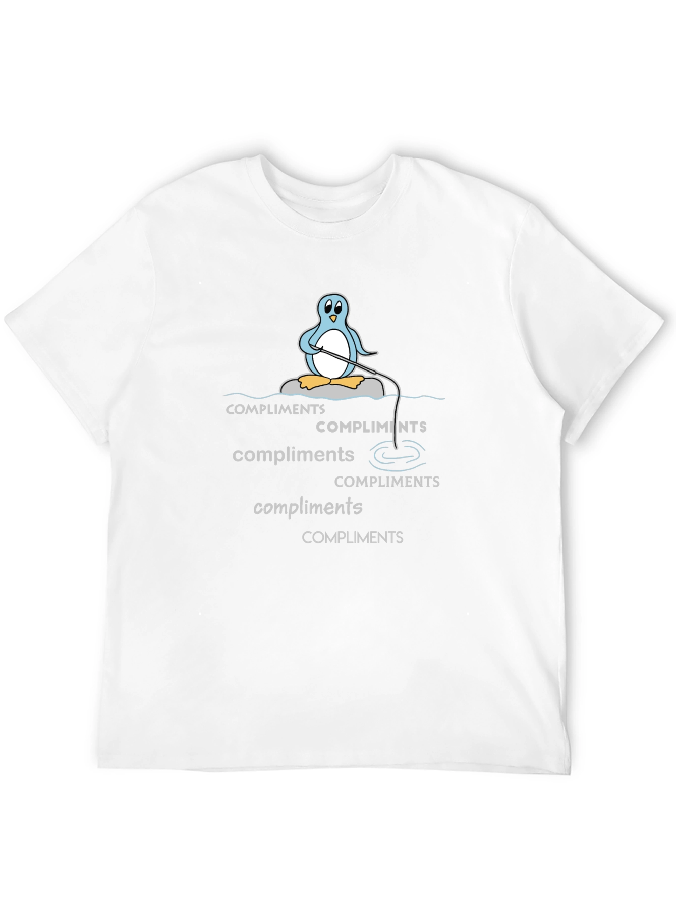 Compliments Penguin Graphic Tee - Black