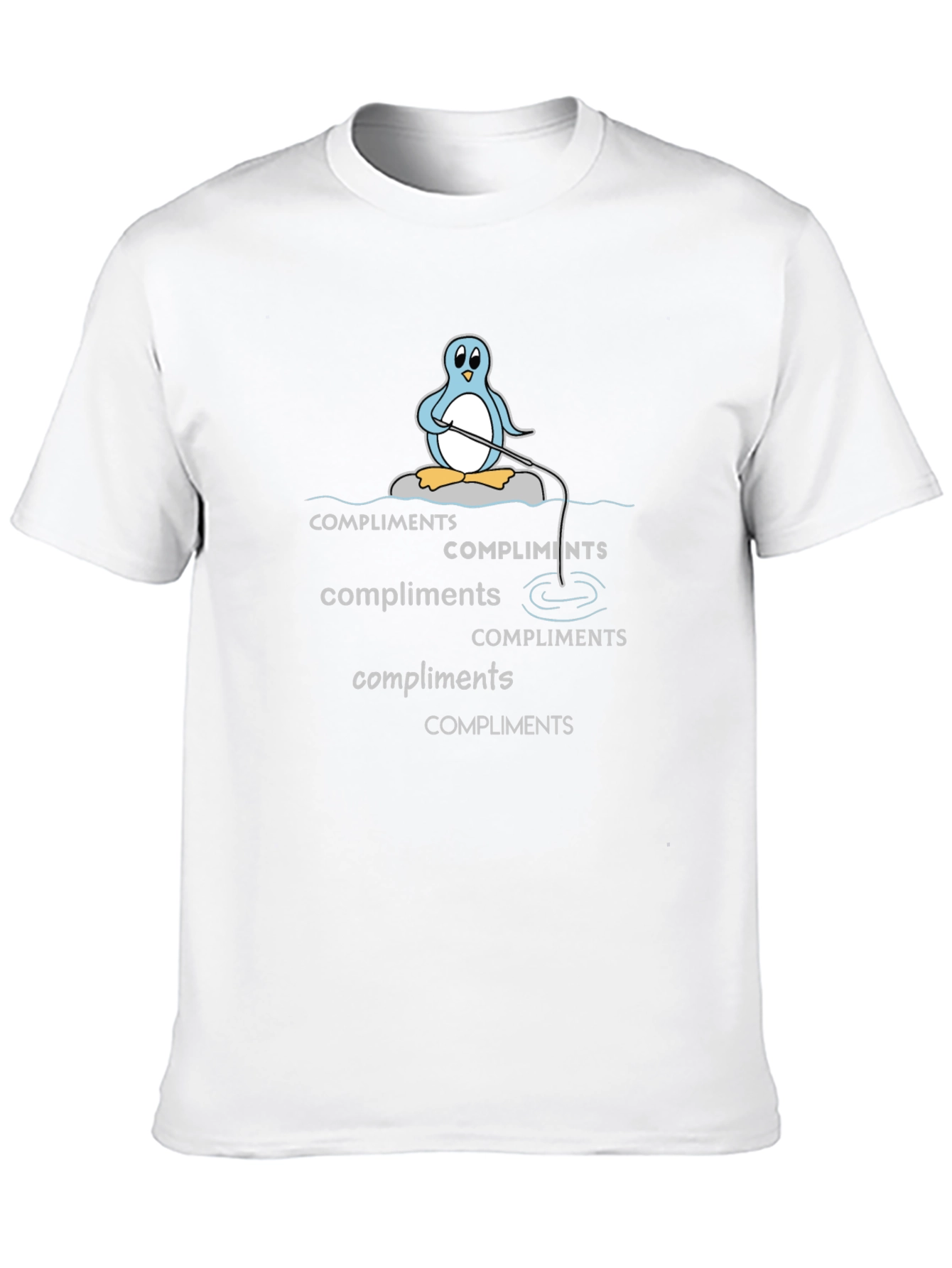 Compliments Penguin Graphic Tee - Black