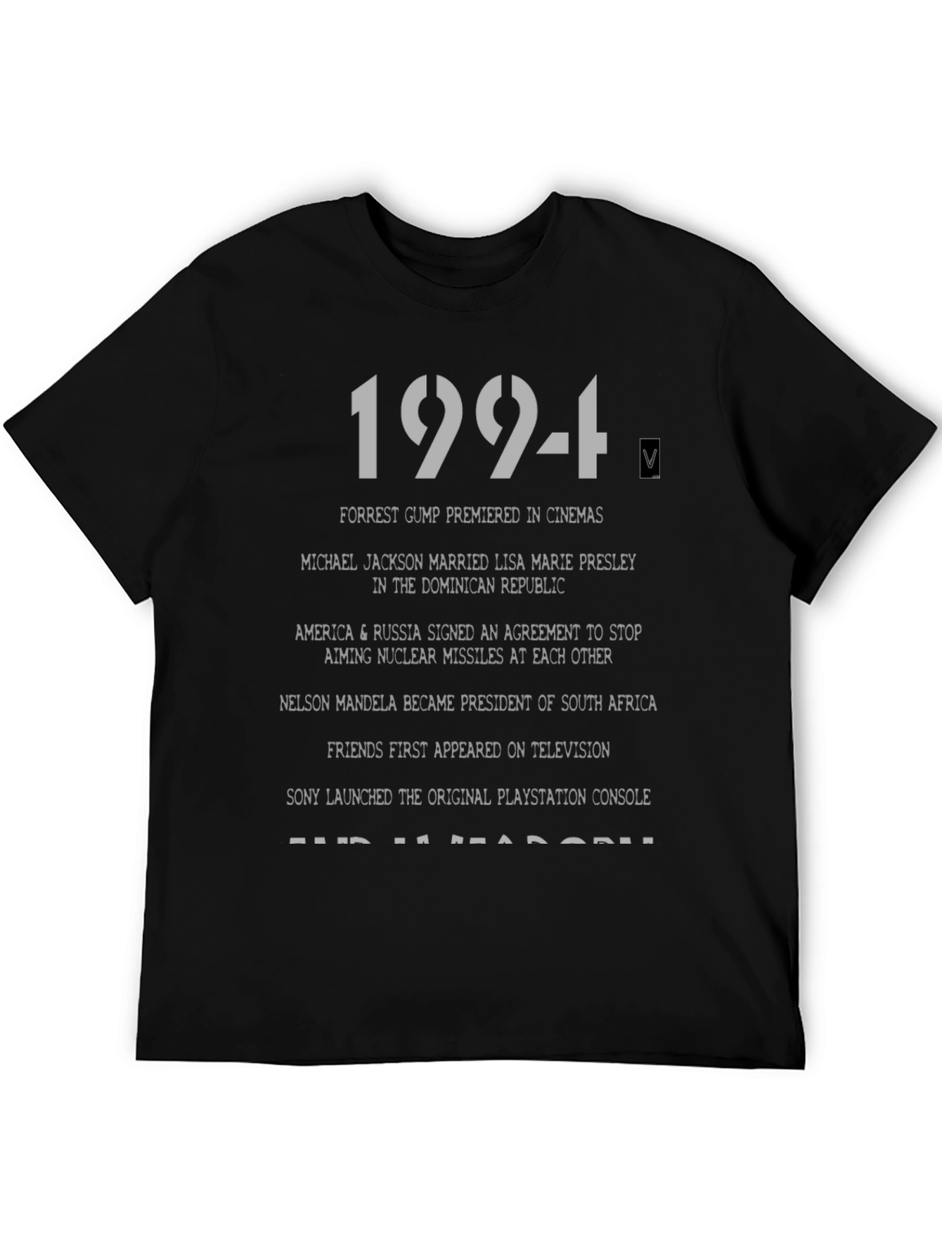 1994 Year in History Graphic Print T-Shirt