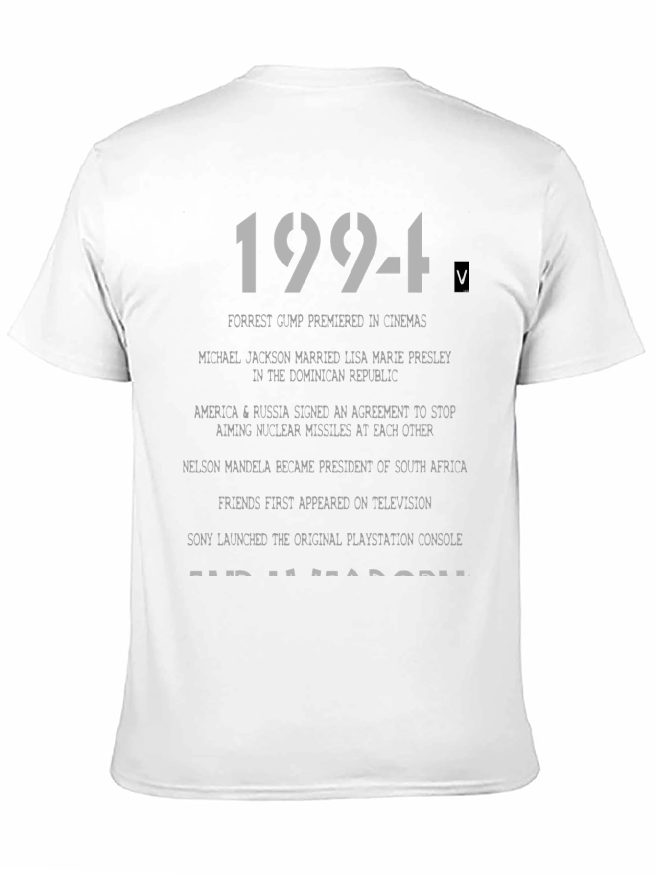 1994 Year in History Graphic Print T-Shirt