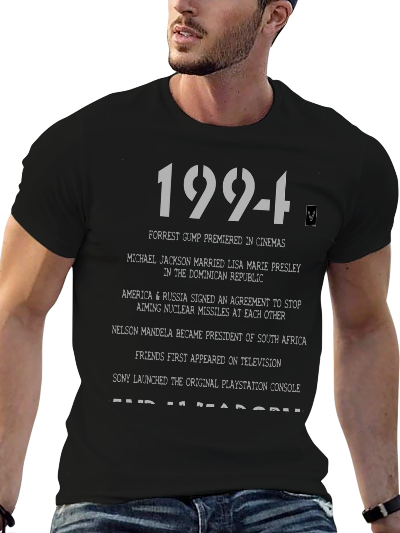1994 Year in History Graphic Print T-Shirt