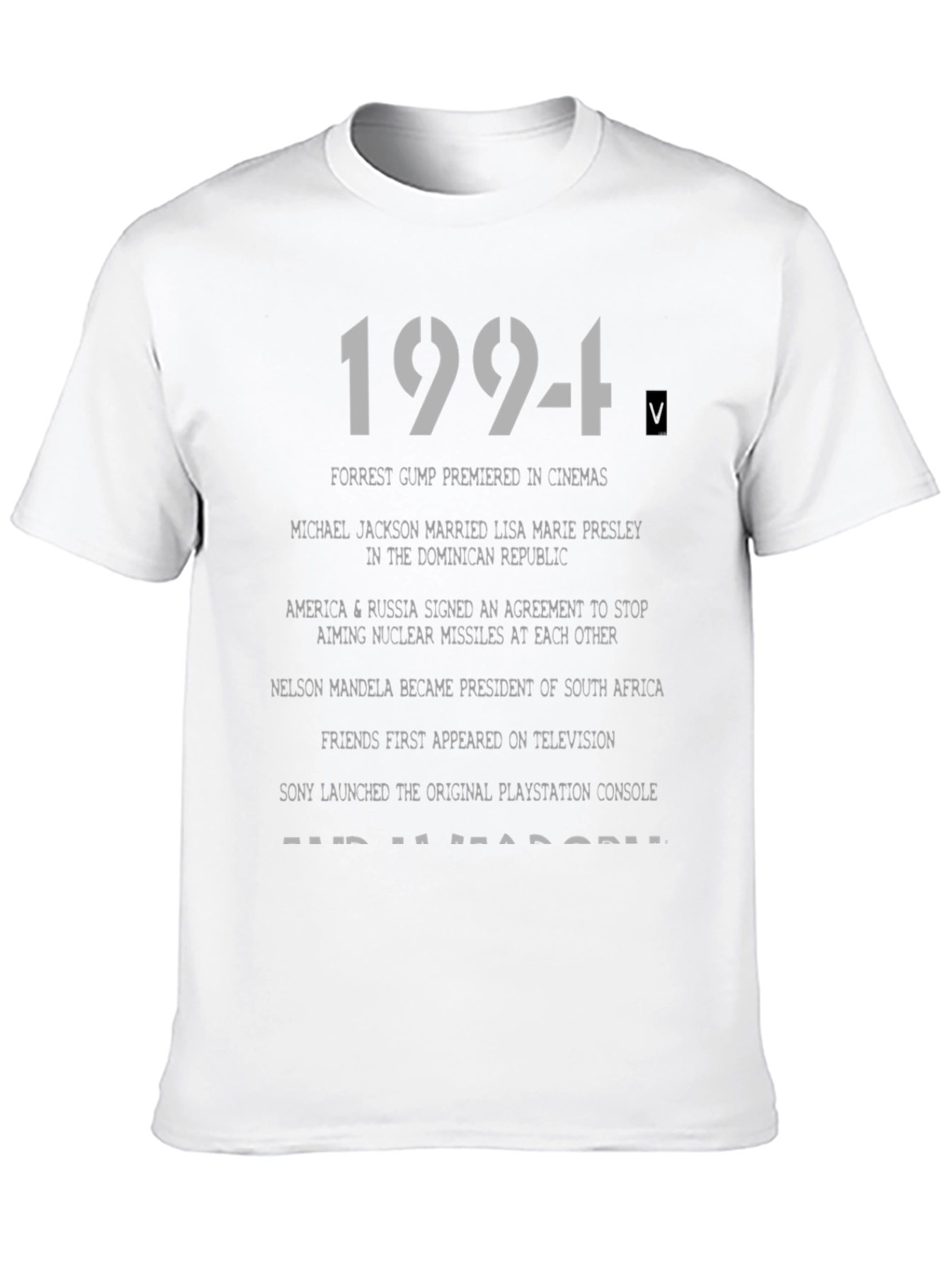 1994 Year in History Graphic Print T-Shirt