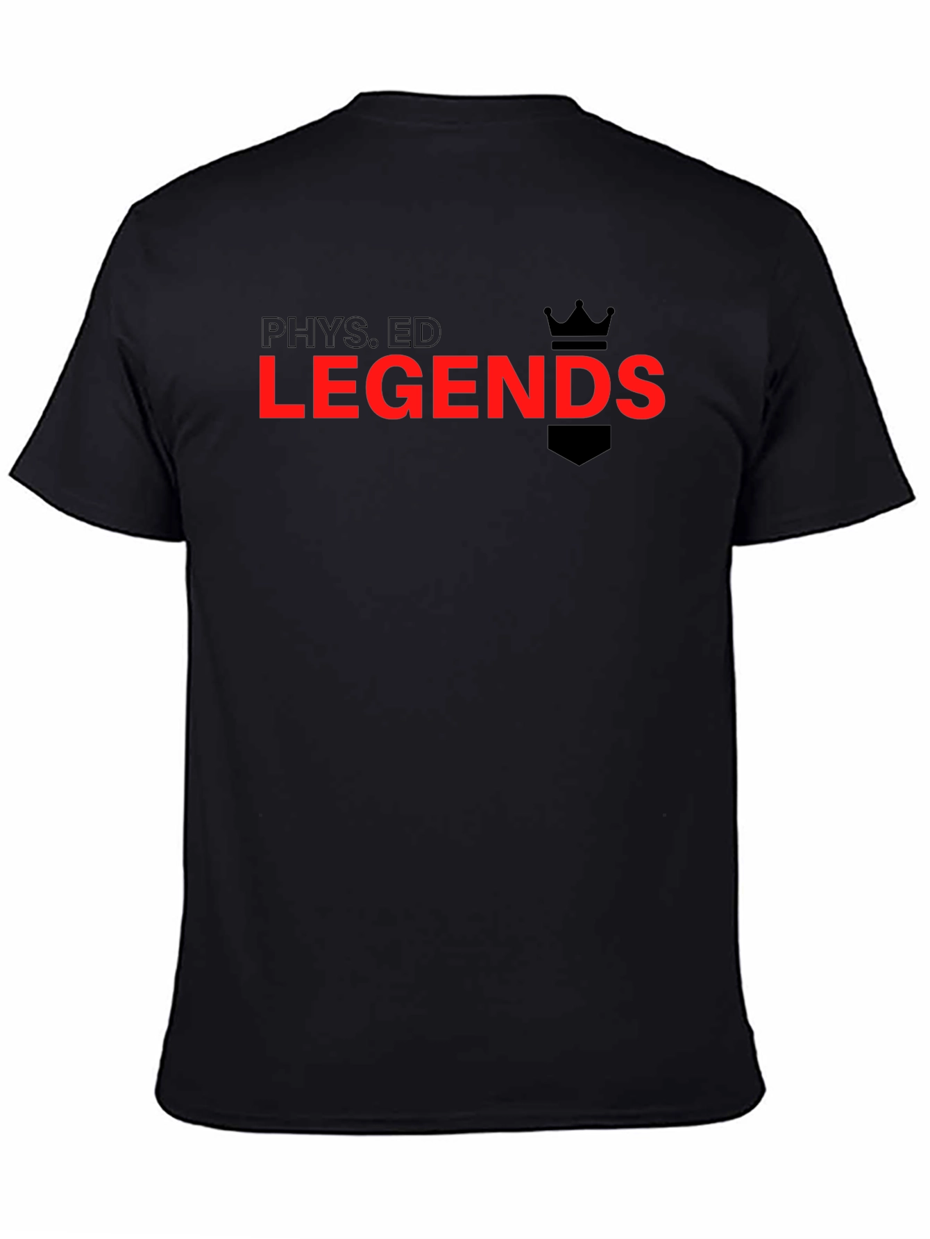Phys Ed Legends Graphic Tee - Black T-Shirt