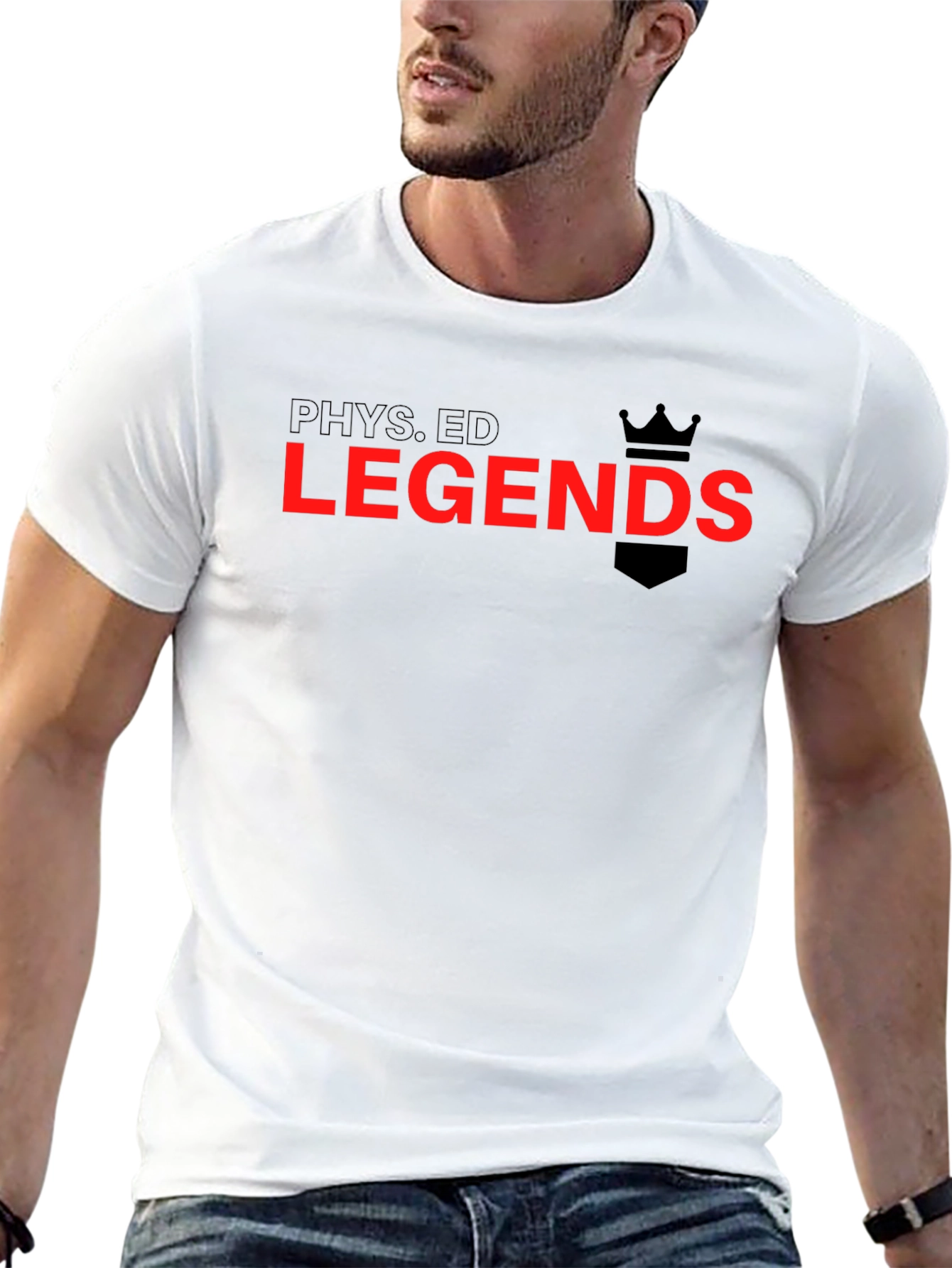Phys Ed Legends Graphic Tee - Black T-Shirt