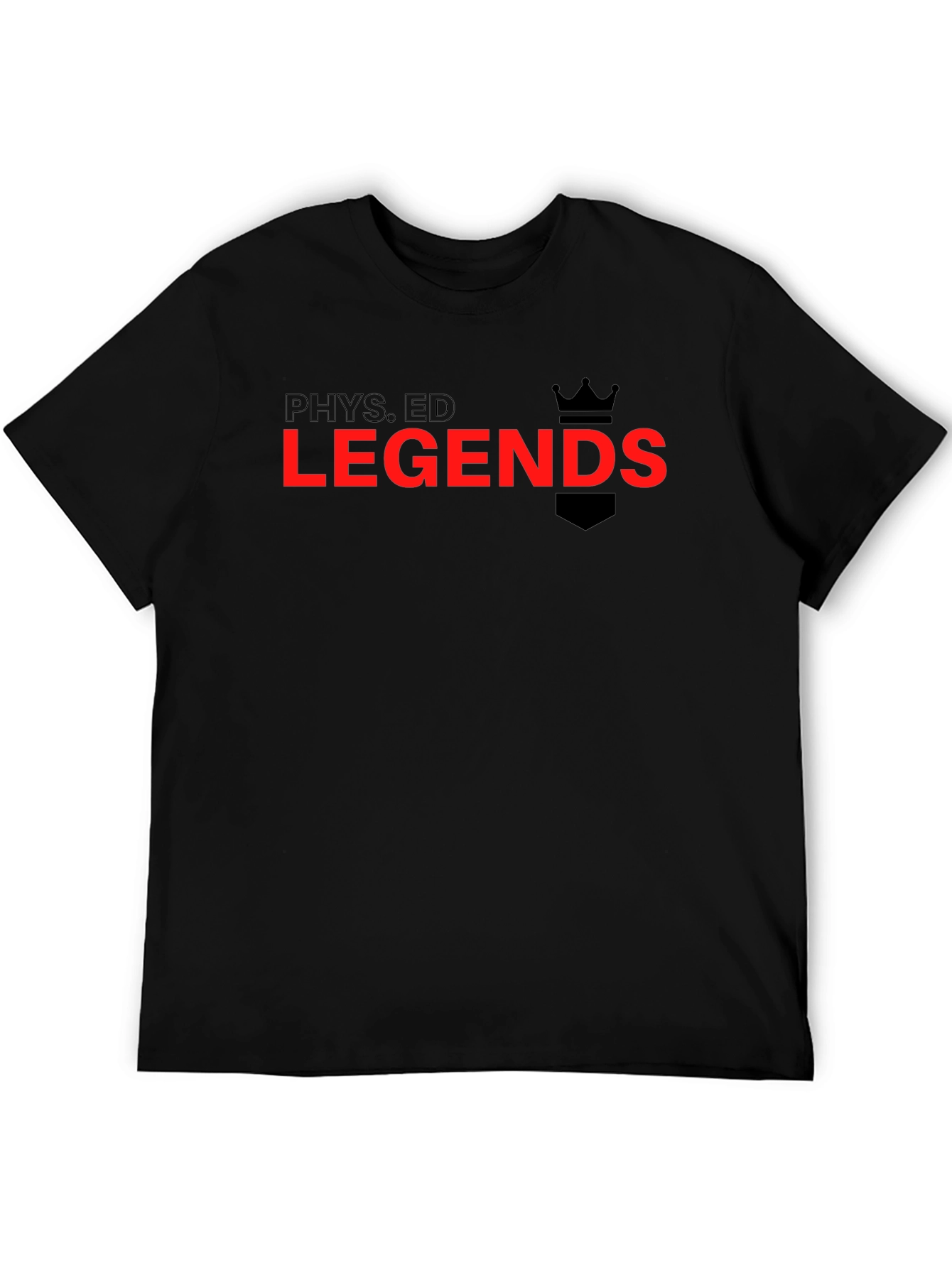 Phys Ed Legends Graphic Tee - Black T-Shirt