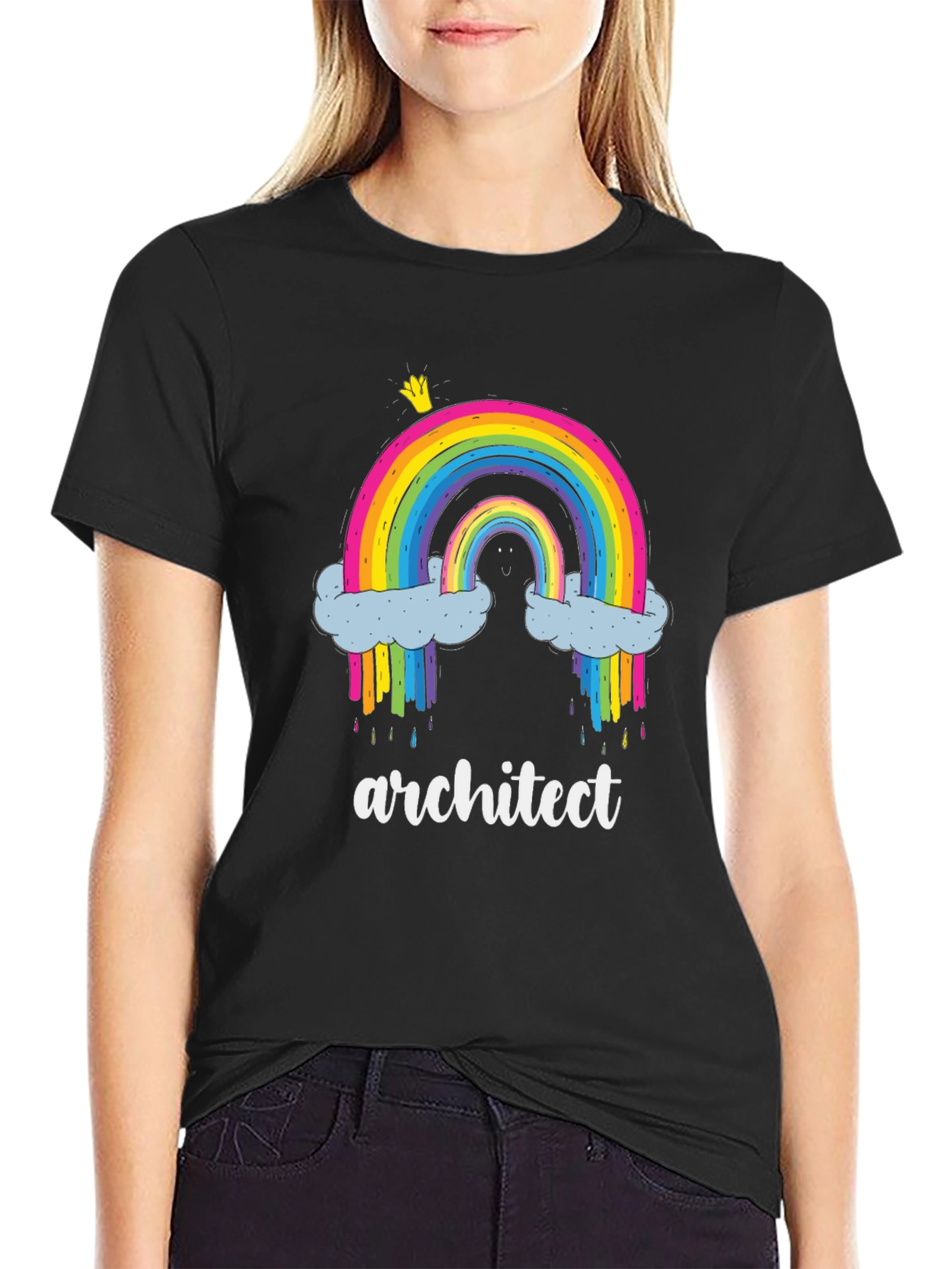 Rainbow Architect Graphic T-Shirt