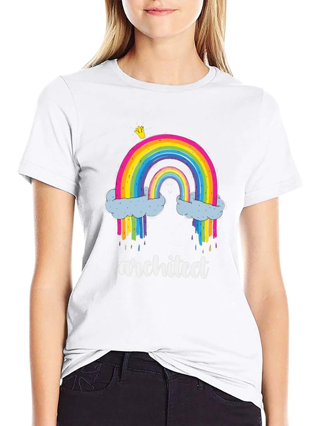 Rainbow Architect Graphic T-Shirt
