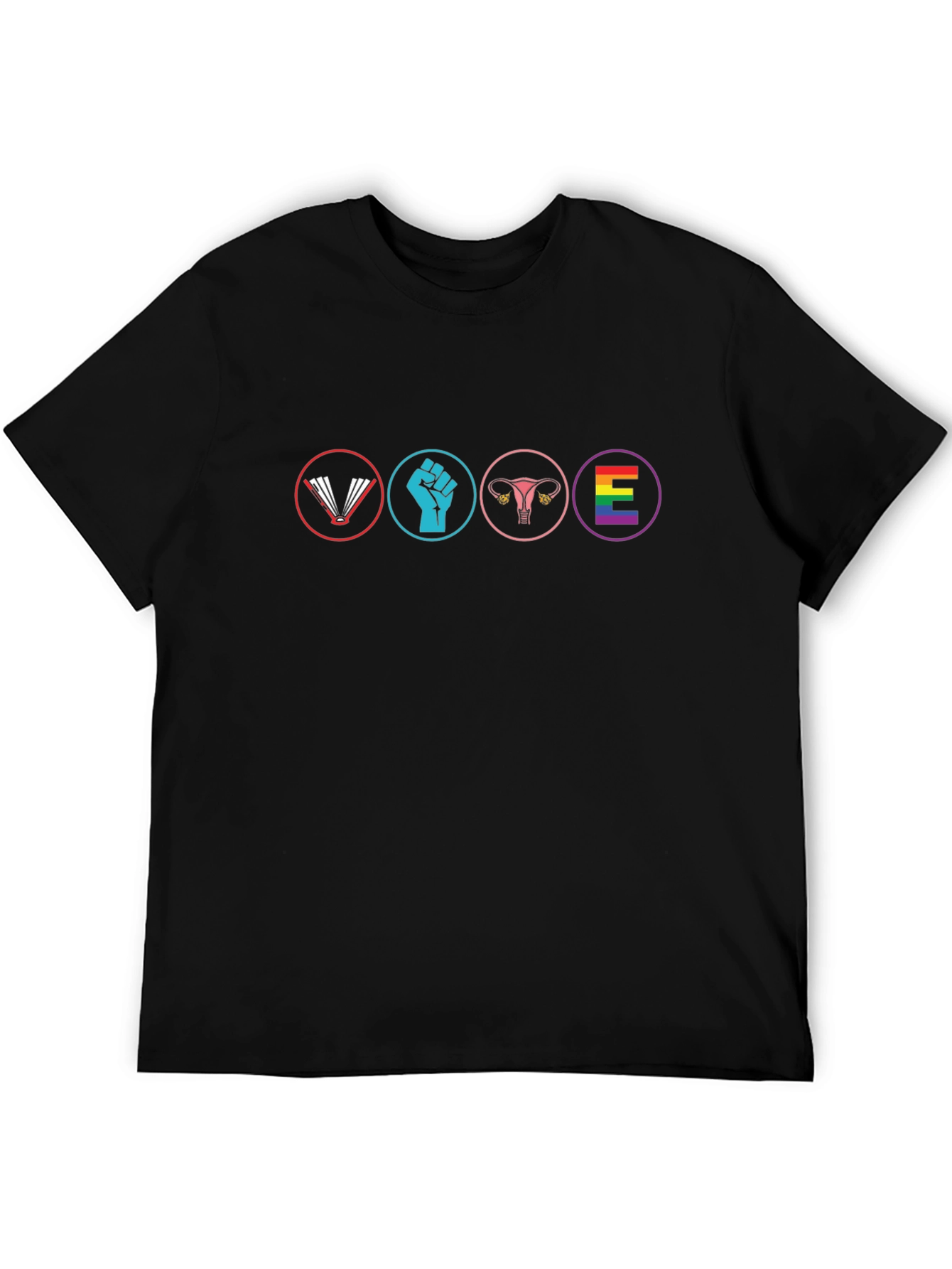 Feminist Rights Black T-Shirt
