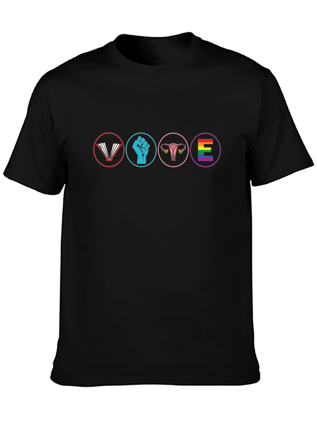Feminist Rights Black T-Shirt