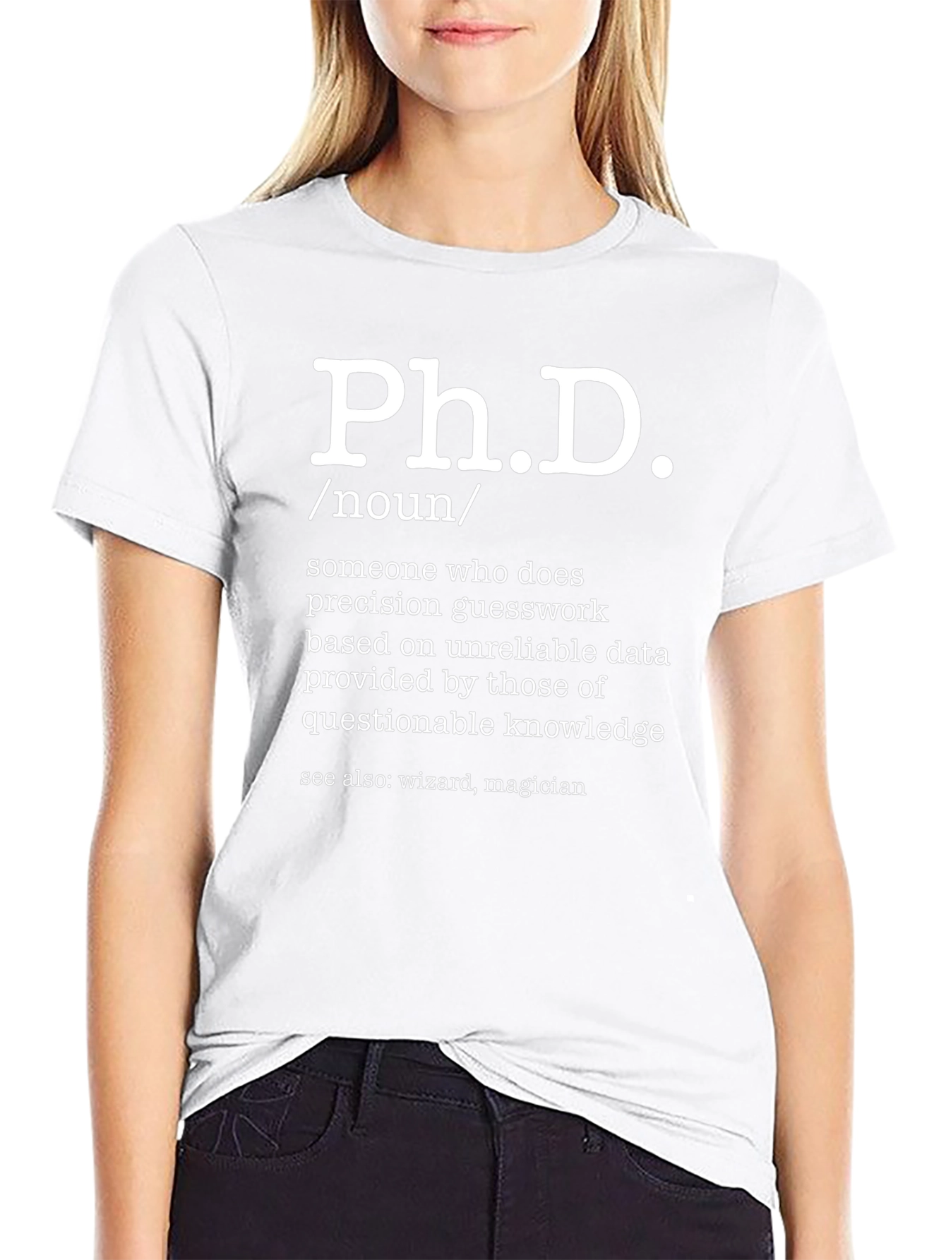 Ph.D. Definition T-Shirt - Funny Academic Humor Tee