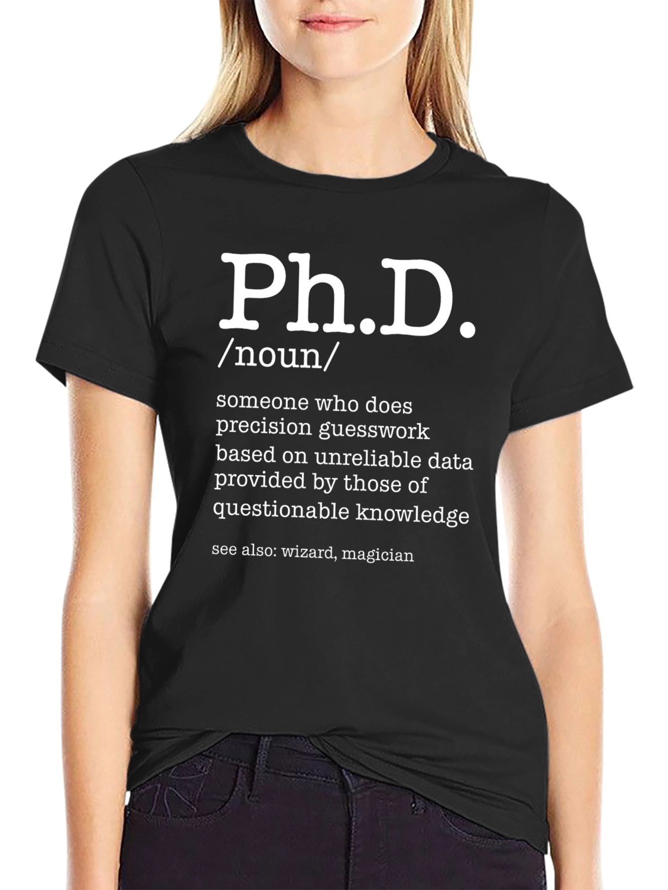 Ph.D. Definition T-Shirt - Funny Academic Humor Tee