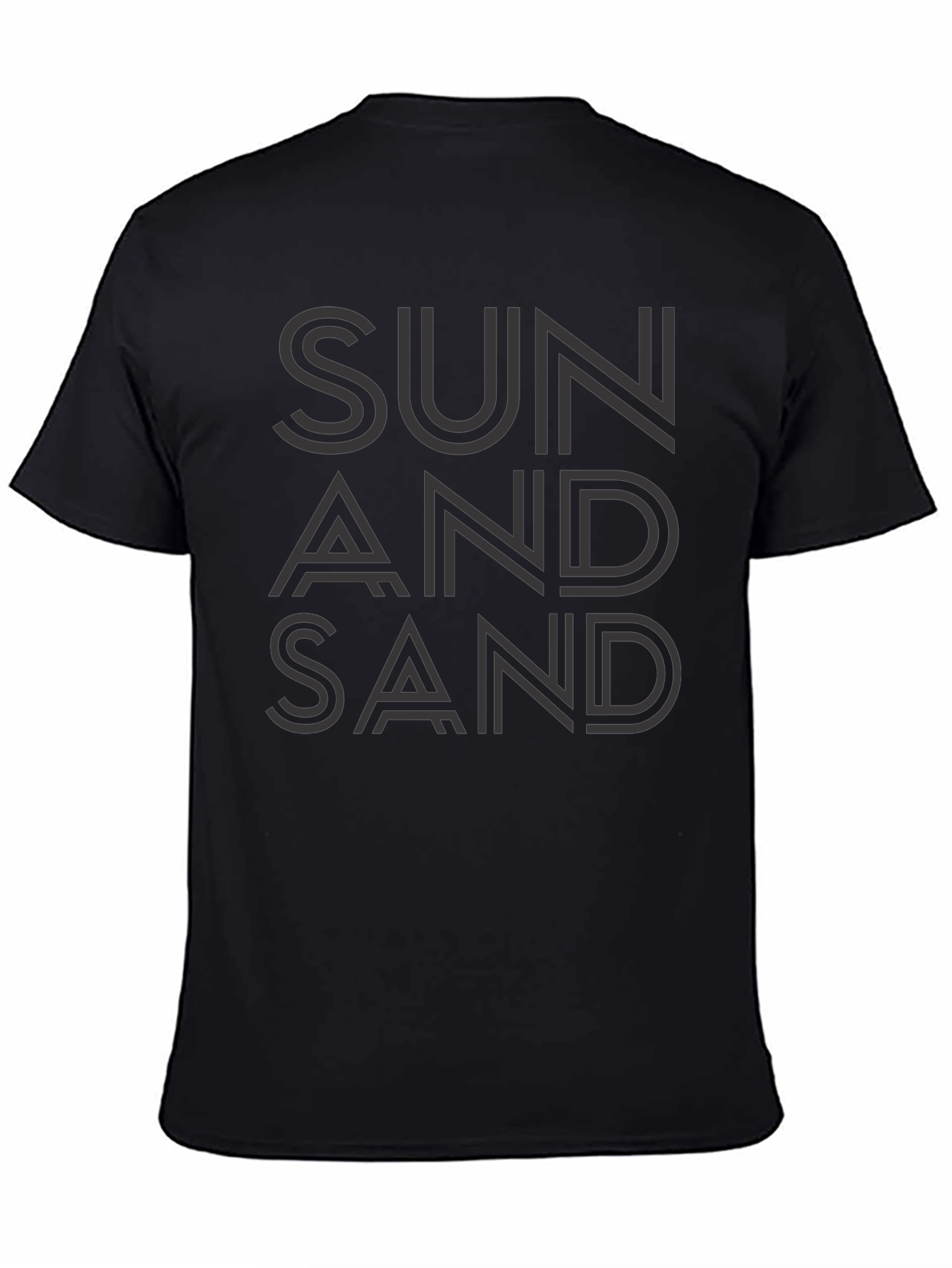 Sun and Sand Graphic Tee - Black