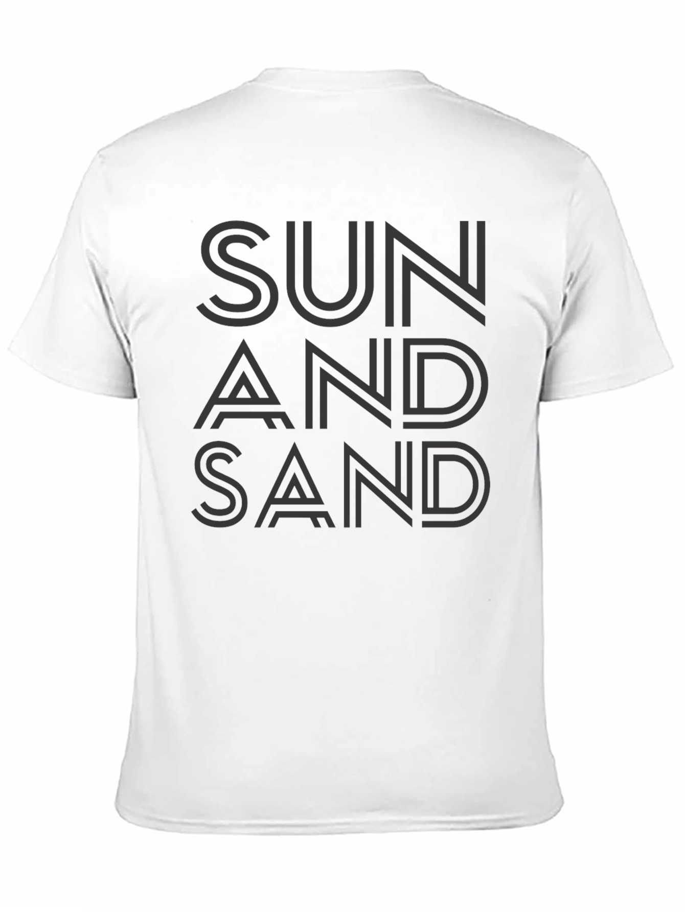 Sun and Sand Graphic Tee - Black