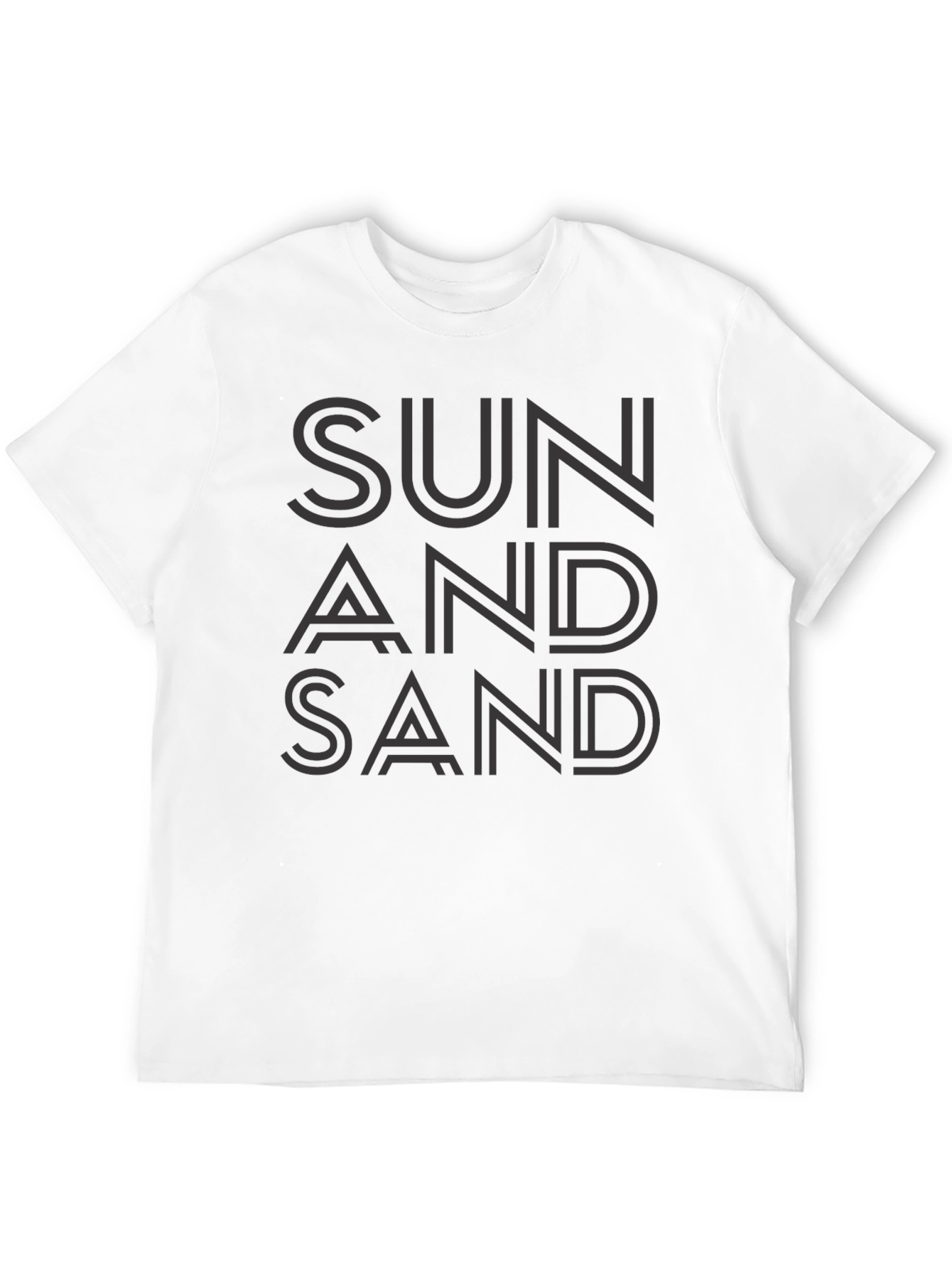 Sun and Sand Graphic Tee - Black