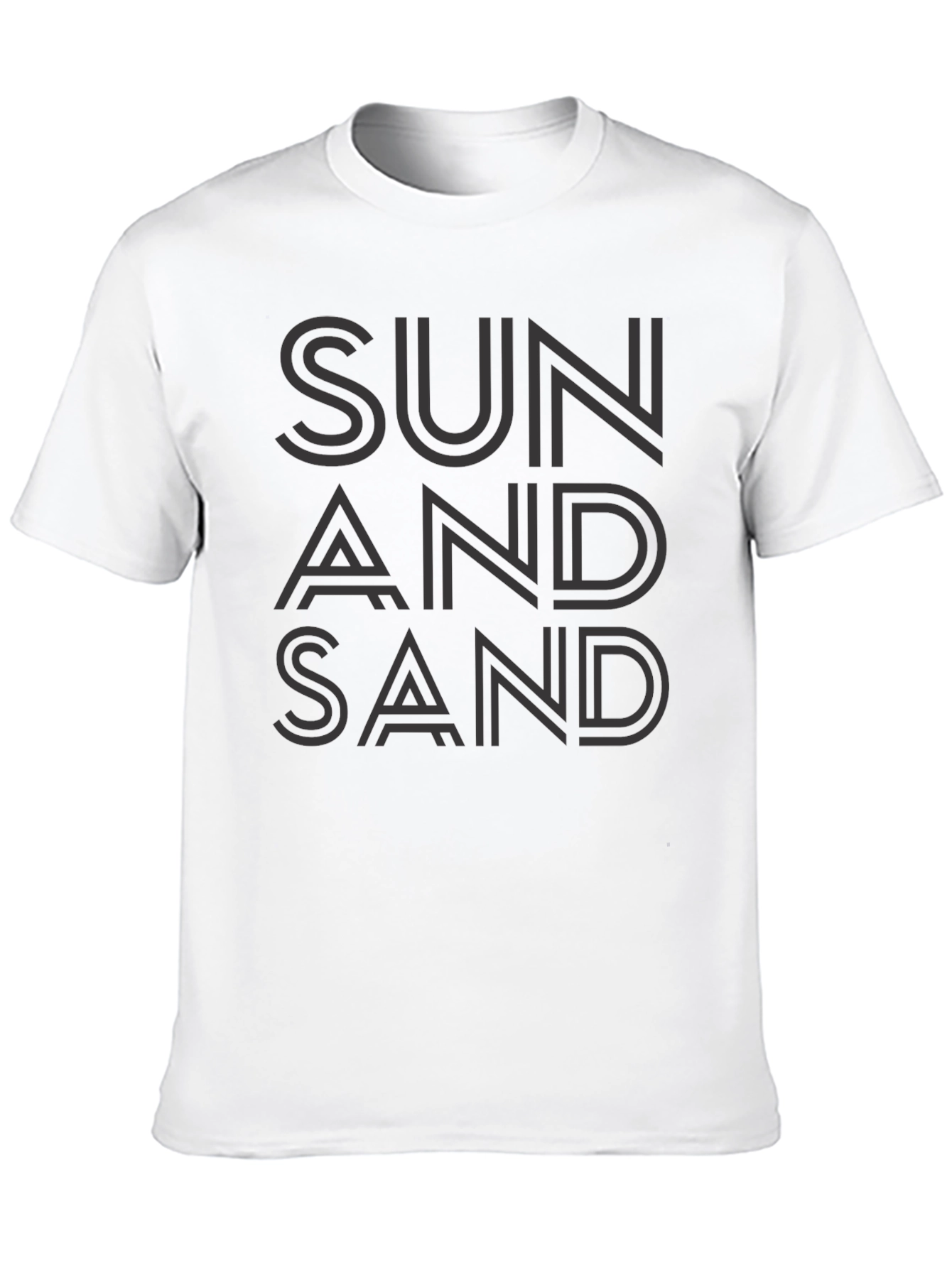 Sun and Sand Graphic Tee - Black