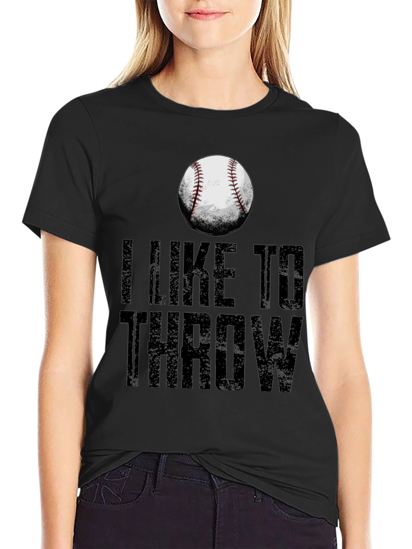 I Like to Throw Baseball T-Shirt