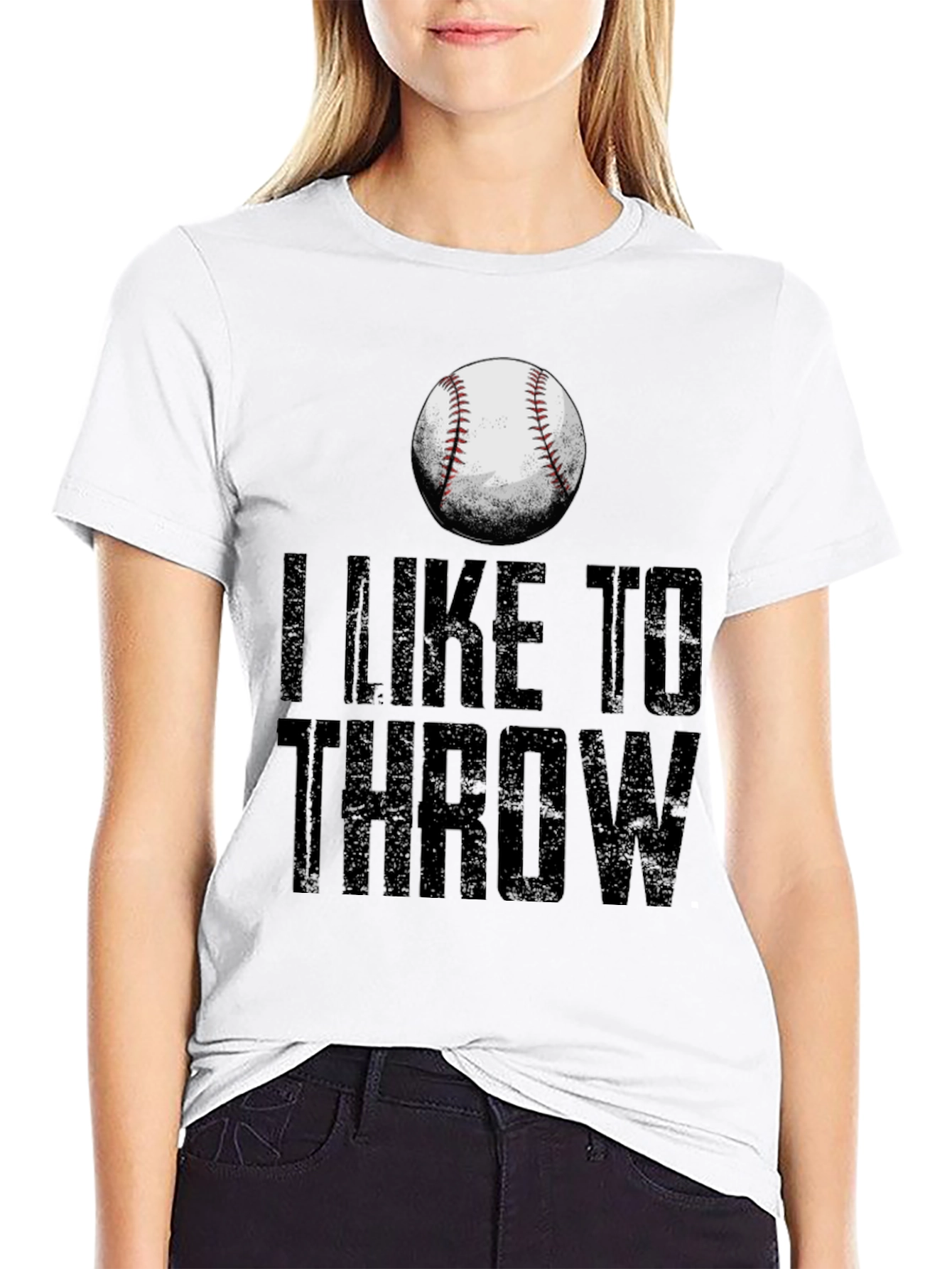 I Like to Throw Baseball T-Shirt