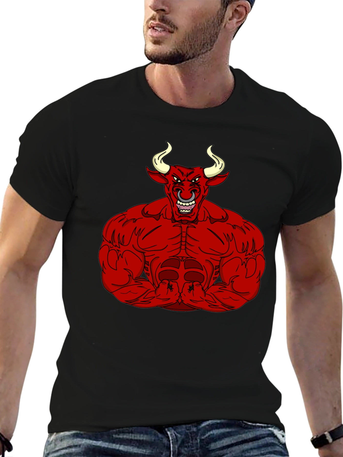 Red Bull Graphic Black T-Shirt - Mens Fashion Tee