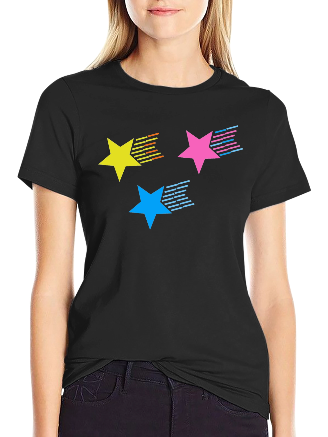 Retro Star T-Shirt - 80s Vibe!