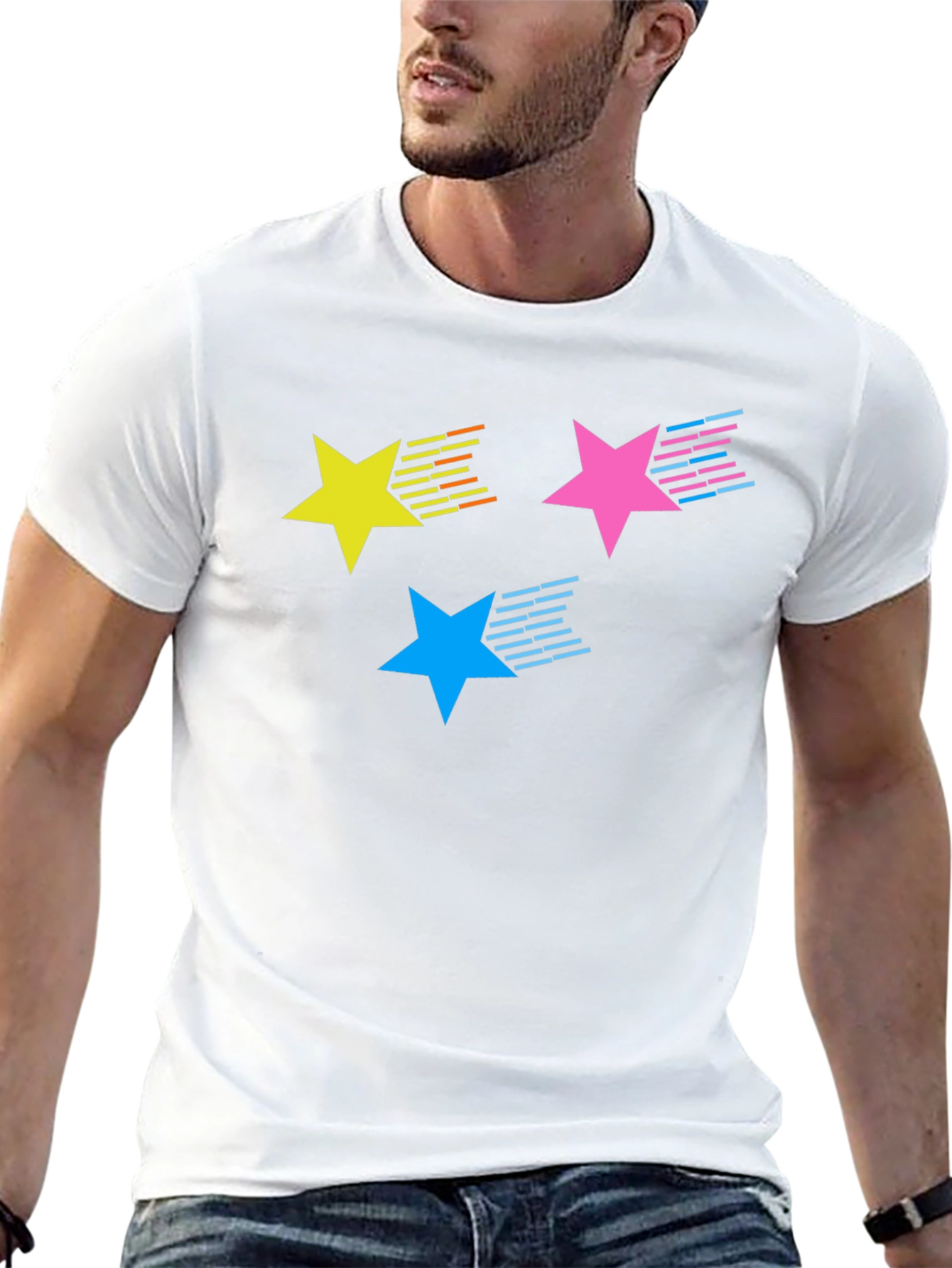 Retro Star T-Shirt - 80s Vibe!