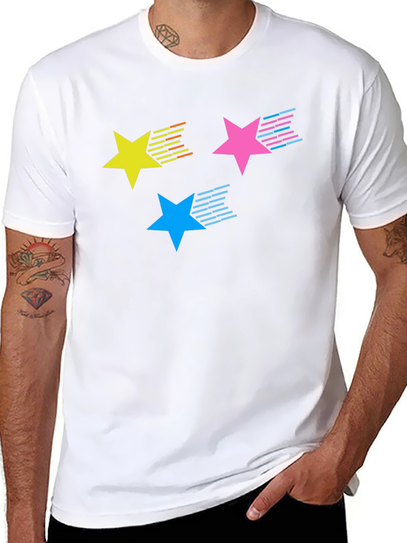 Retro Star T-Shirt - 80s Vibe!