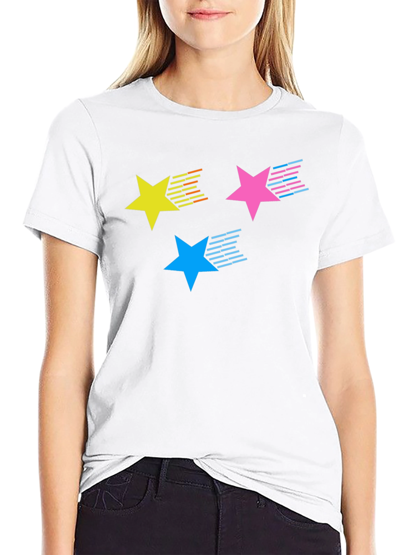 Retro Star T-Shirt - 80s Vibe!